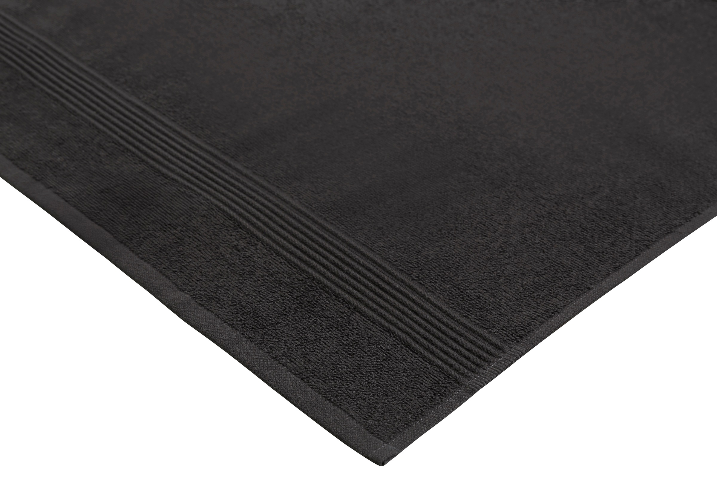 my home Handtuch Set »Anna, 2 Duschtücher 70x140, 4 Handtücher 50x100«, Set, 6 tlg., Walkfrottee, Handtuch-Set, gestreifte Bordüre, 100% Baumwolle, zweifarbig
