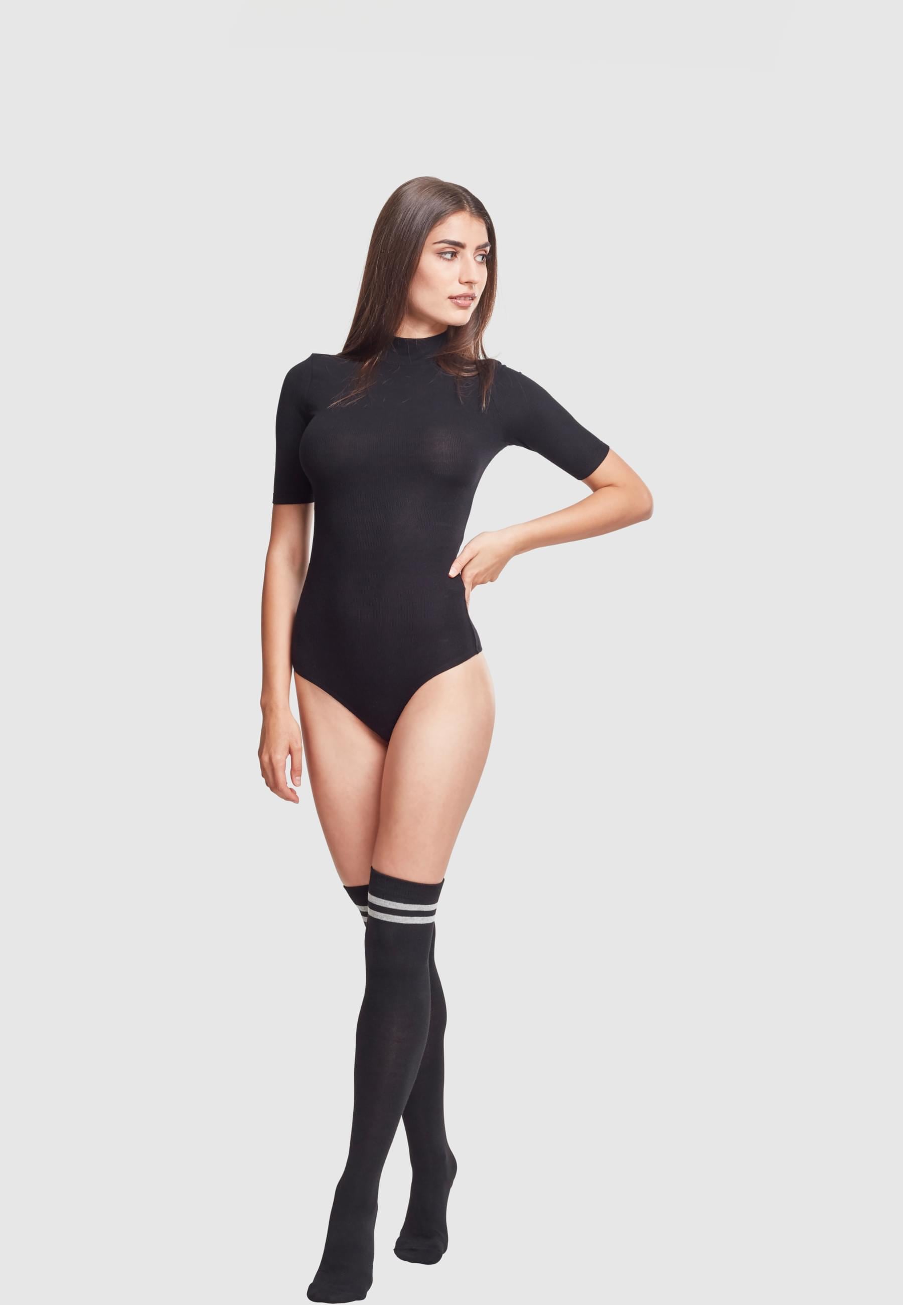 URBAN CLASSICS Strümpfe »Urban Classics Accessoires Ladies Overknee Socks 2-Pack« 1 Paar tlg.