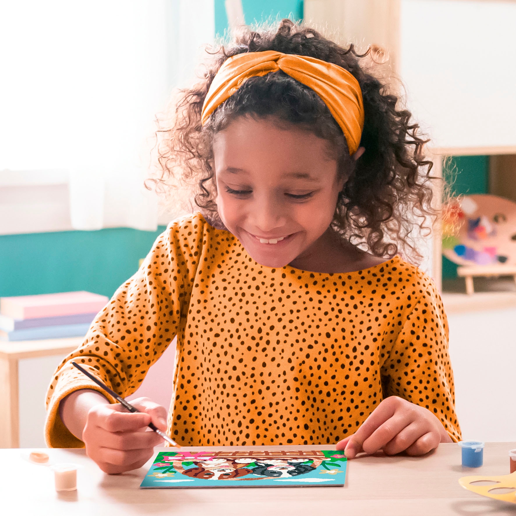 Ravensburger Malen nach Zahlen »CreArt, Hunde im Körbchen«, Made in Europe