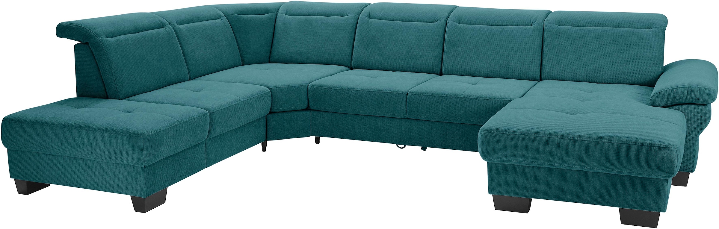 Home affaire Wohnlandschaft »Cornwall U-Form« inkl. Sitztiefenverstellung, günstig online kaufen