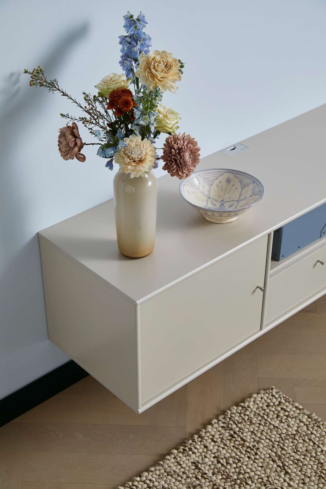 Hammel Furniture TV-Board »Mistral Fernsehschrank, Medienmöbel, Hängend«, Türen mit Akustikstoff, Schublade, Lowboard, B: 161,5 cm