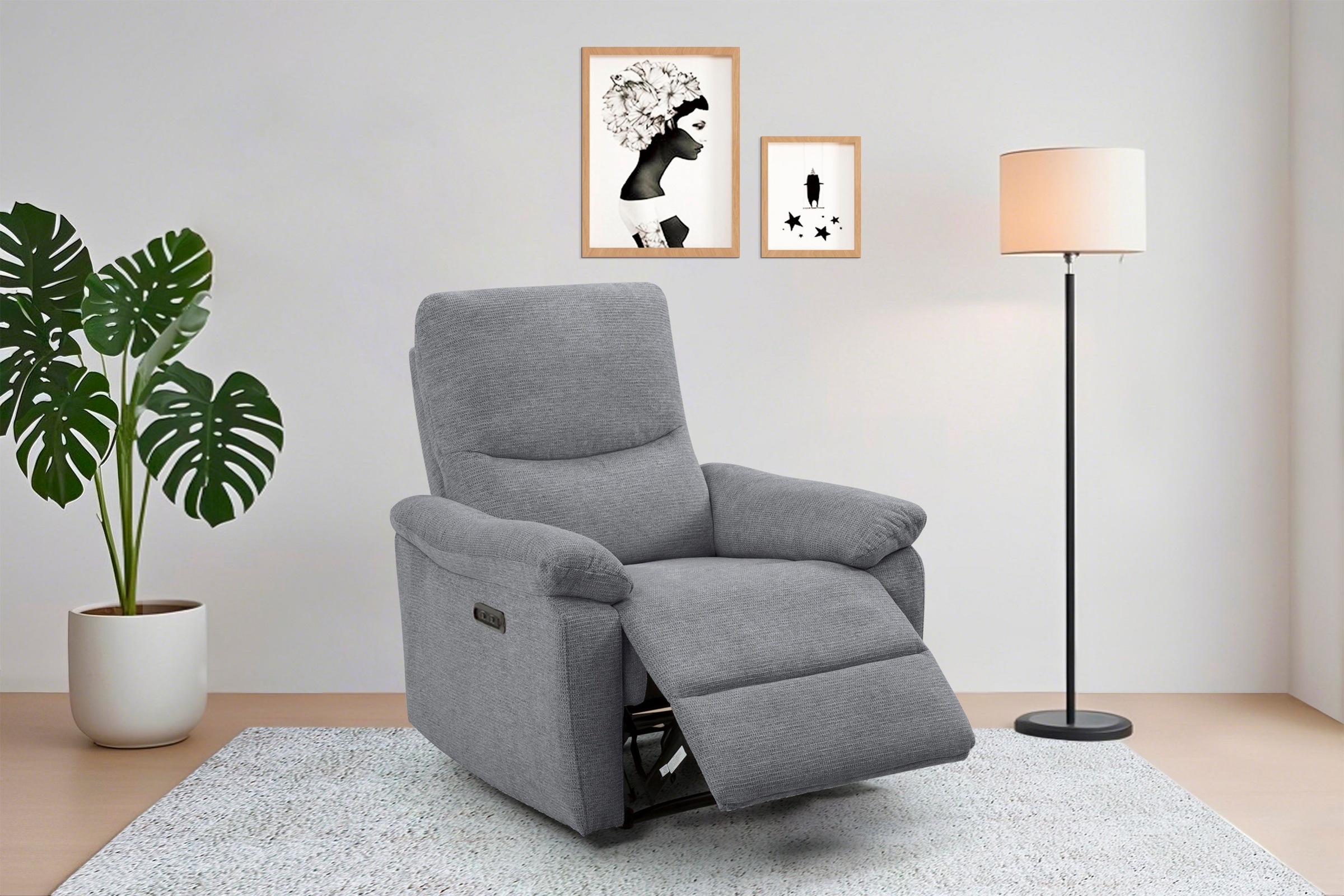 Home affaire Relaxsessel »ODILON, TV-Sessel mit Relax- und Liegefunktion, S günstig online kaufen