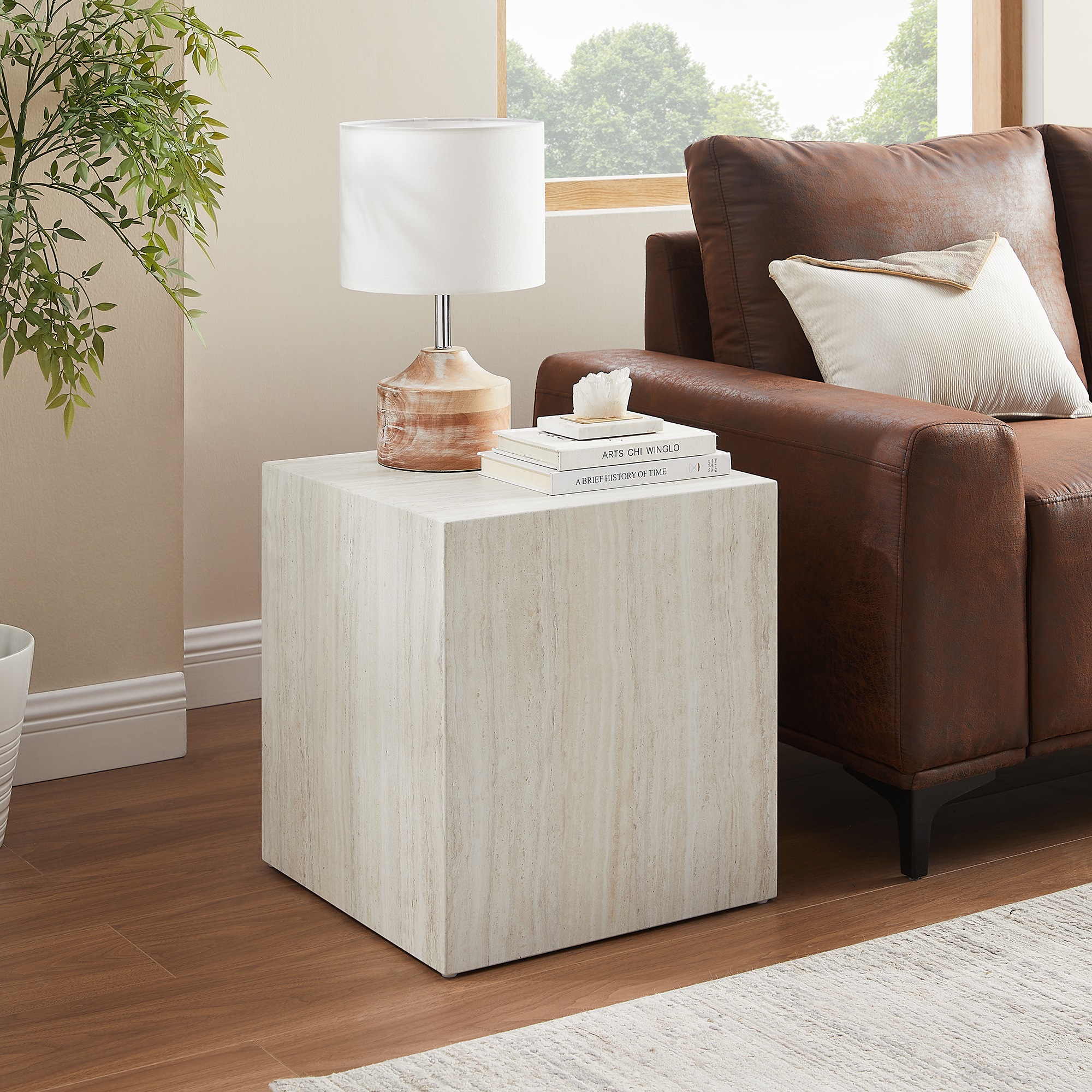 SalesFever Beistelltisch »Design-Tisch für jeden Raum« Quadratisch, 45x45 c günstig online kaufen