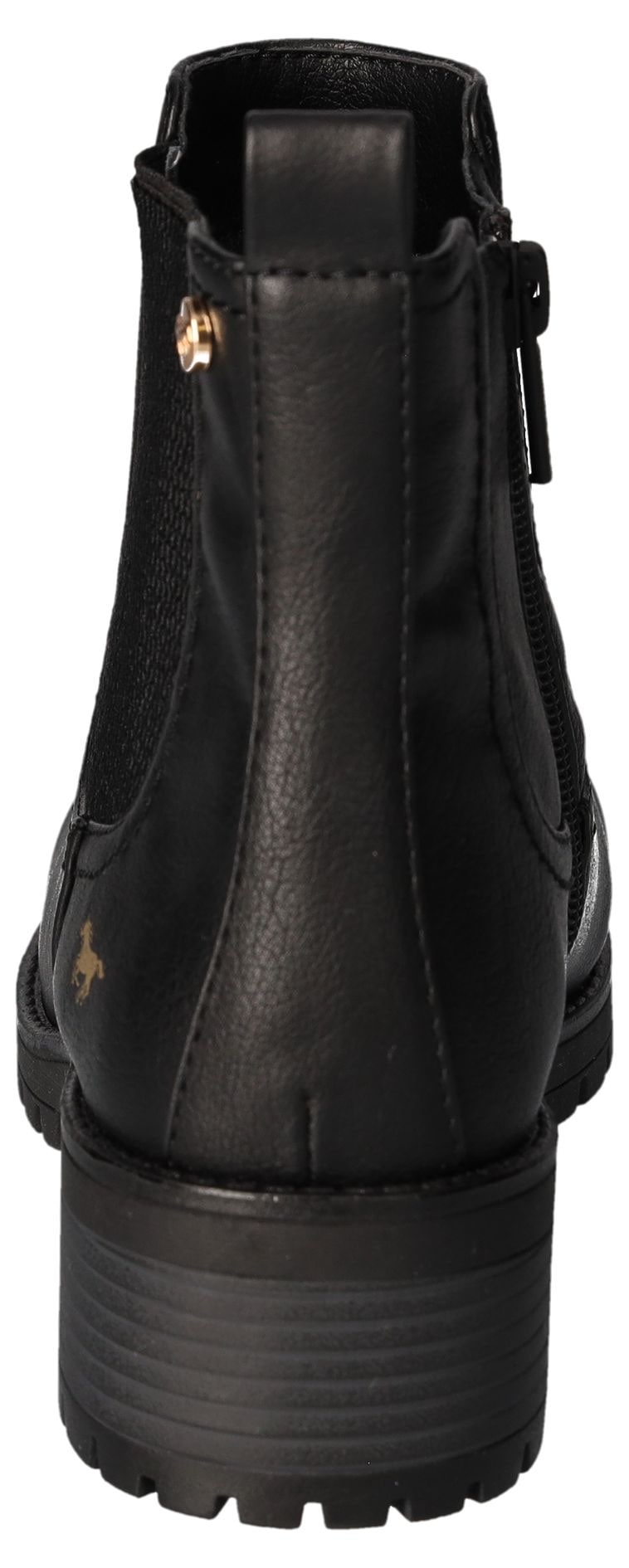 Mustang Shoes Chelseaboots, Stiefelette, Blockabsatz, mit seitlichem Stretch