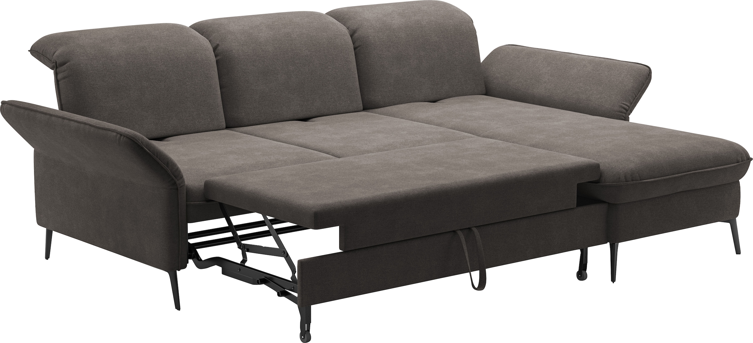 sit&more Ecksofa »Emely«, mit Sitztiefenverstellung optional mit Bettfunktion und Bettkasten