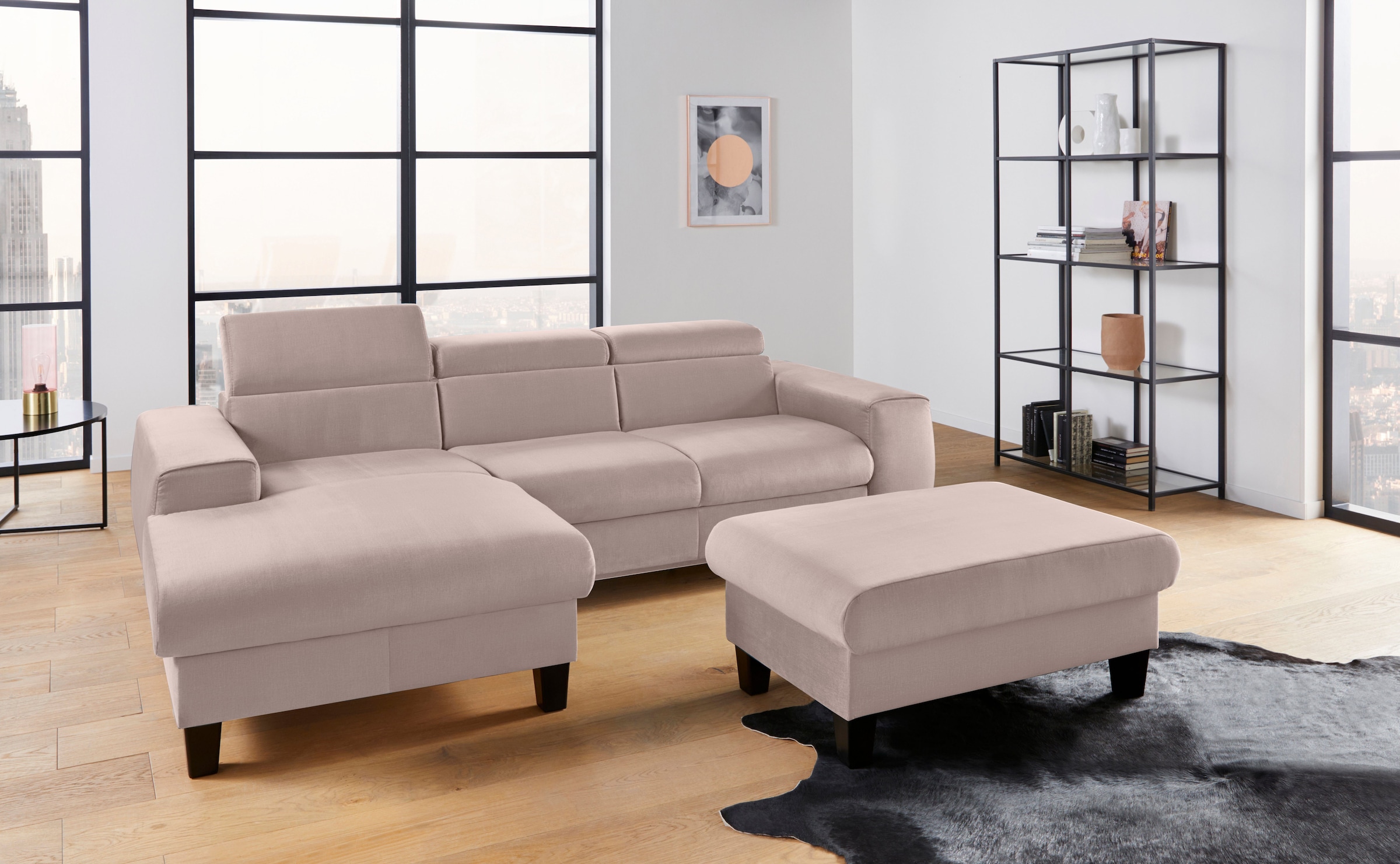 COTTA Polstergarnitur »Morven L-Form«, (Set), Set bestehend aus: Ecksofa mi günstig online kaufen