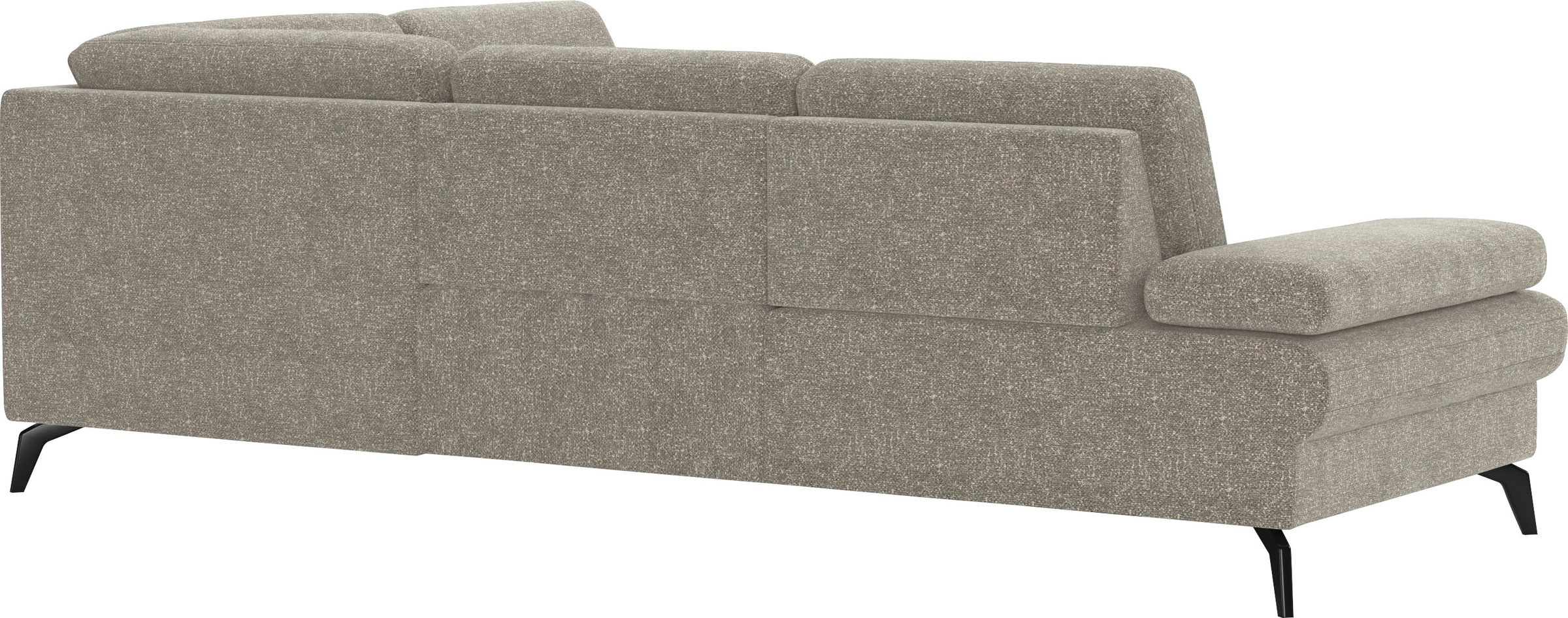 sit&more Ecksofa »Morris L-Form, inkl. Sitztiefenverstellung«, wahlweise mit Armteilverstellung, Bettfunktion & Bettkasten