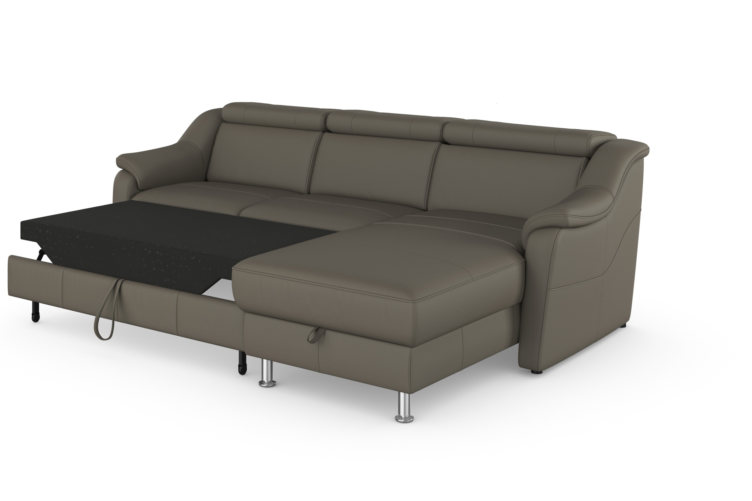 sit&more Ecksofa »Freetown L-Form«, inklusive Kopfteilverstellung und komfortablem Federkern