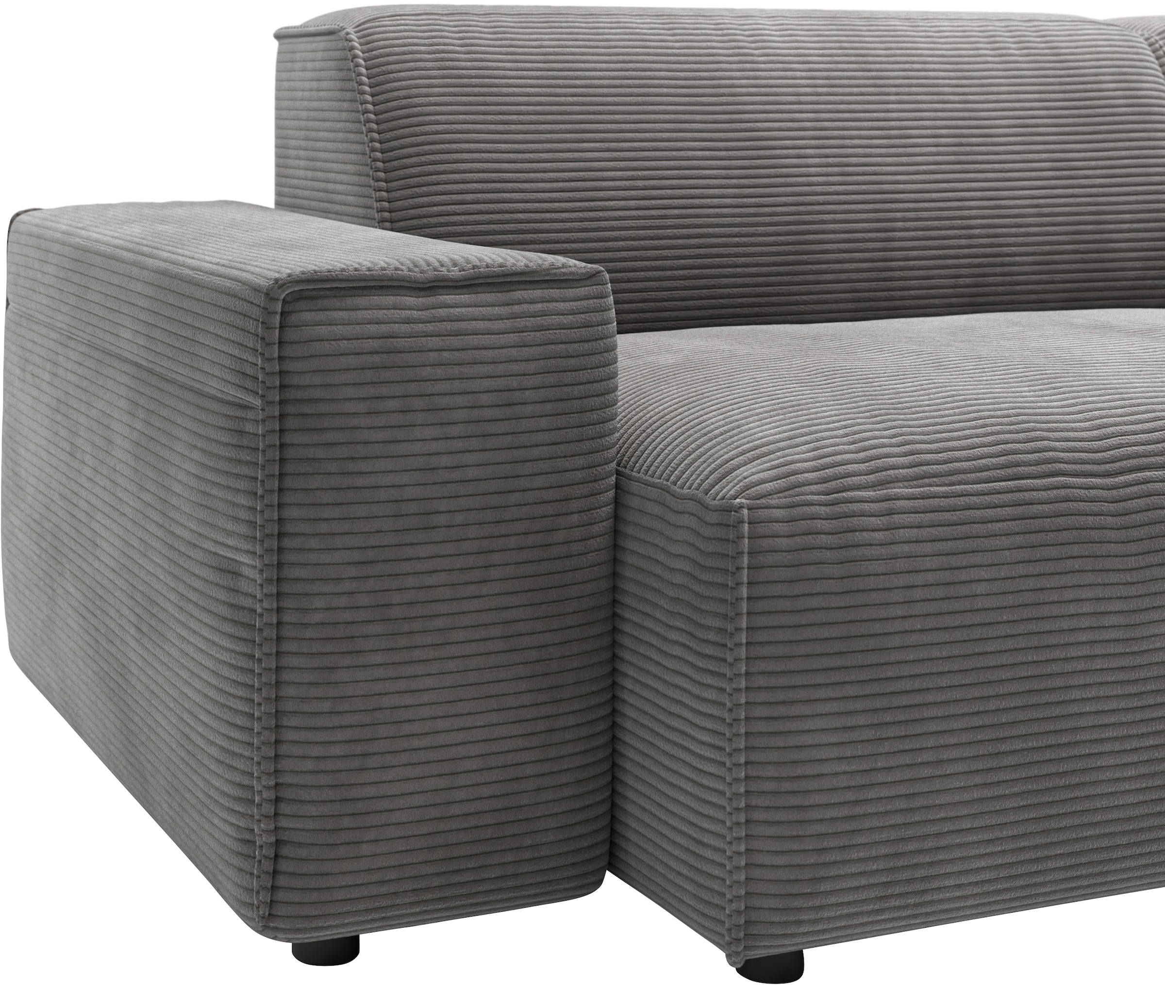 andas Ecksofa »Glimminge auch in Breitcord, Feincord, Bouclé + Easy care-Bezug«, L-Form, Breite 294, Zierkissen