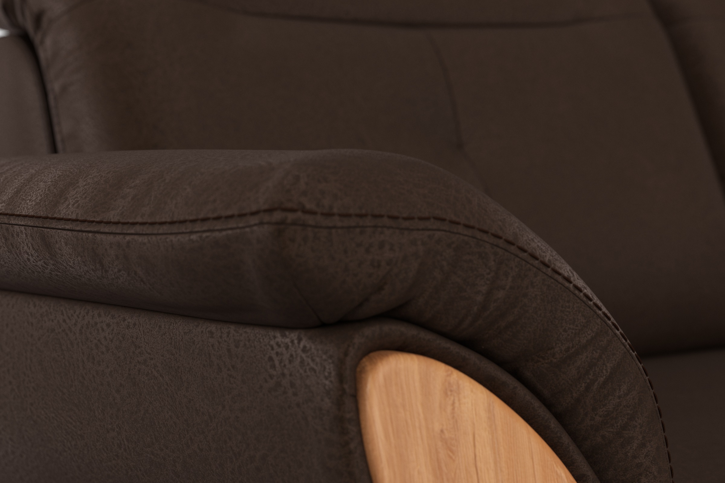 Home affaire 3-Sitzer »Dangast« Kopfteilverstellung, wahlweise auch mit motorischer Relaxfunktion