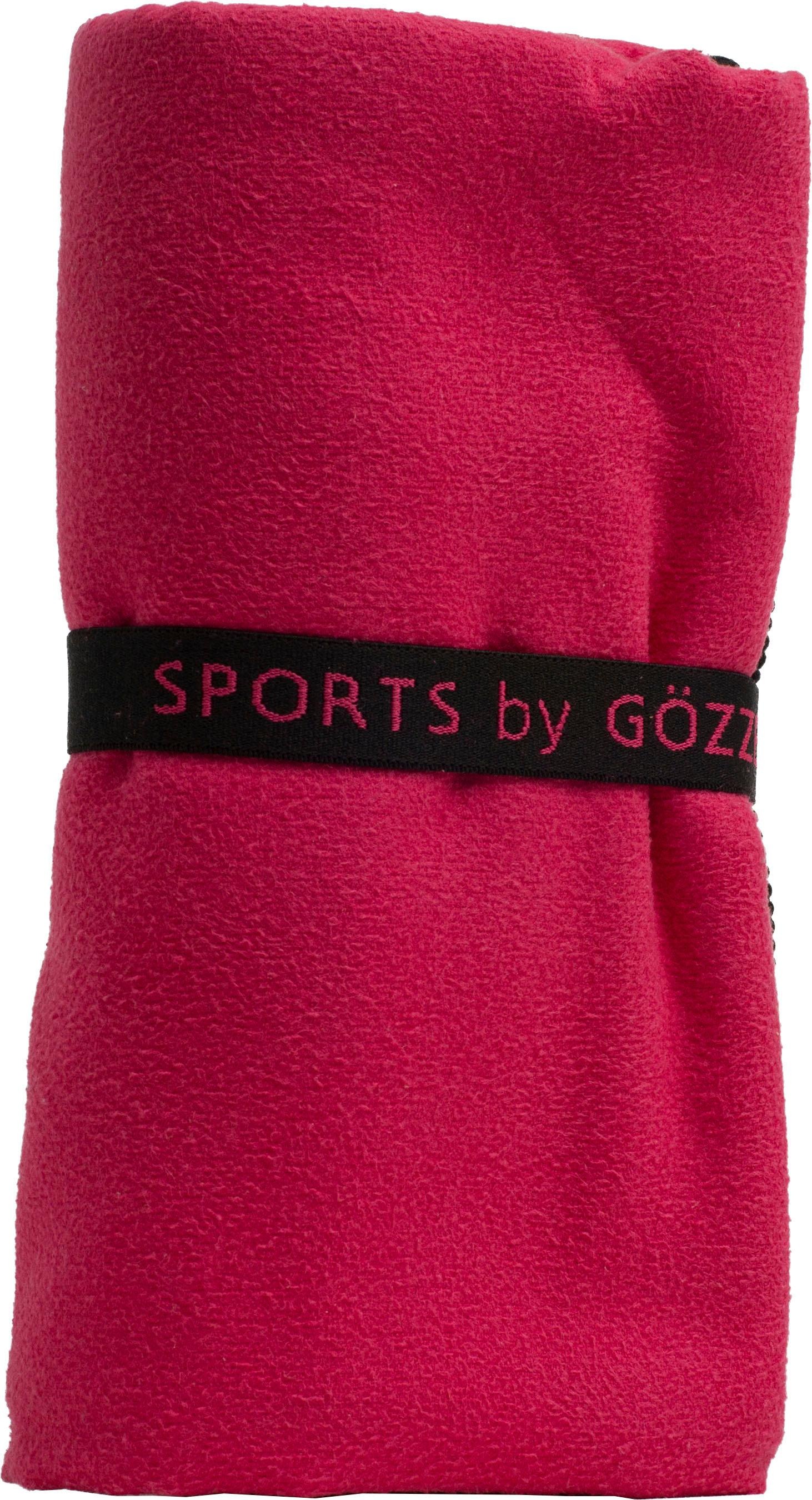 Gözze Sporthandtuch »Sports by Gözze«, (1 St., Sporthandtuch 70 x 140 cm), im Set, schnell trocknend, Mikrofaser, für Sport, Reisen & Camping
