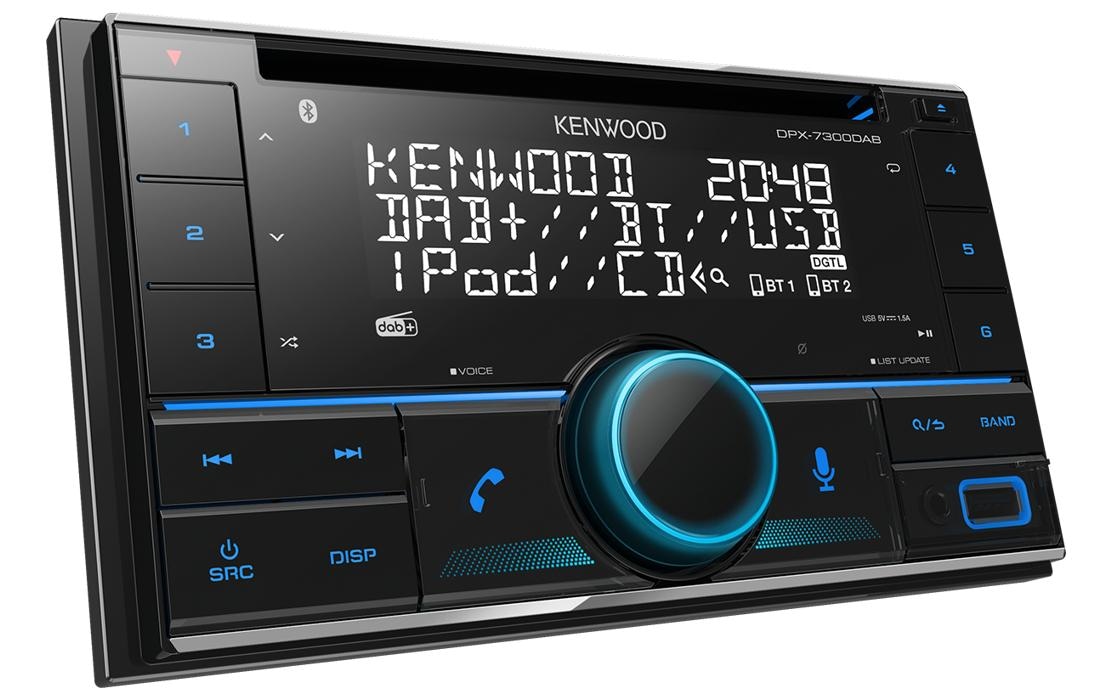 Kenwood Autoradio »DPX-7300DAB 2 DIN« (Bluetooth | CD Digitalradio (DAB+) )