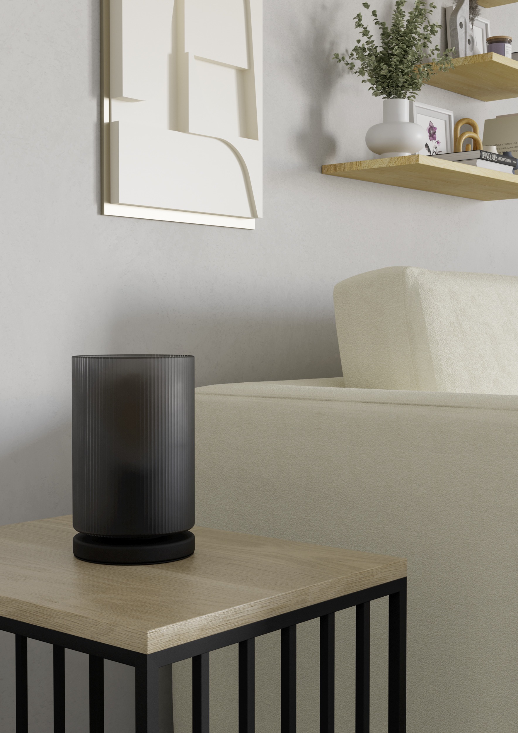 EGLO Tischleuchte »COLOMERA Tischlampe - Stahl - E27 - 1X40W - IP20« E27 1 Stk. Nachttischlampe, Schreibtischleuchte, Leselampe, H19,5 x Ø12 cm