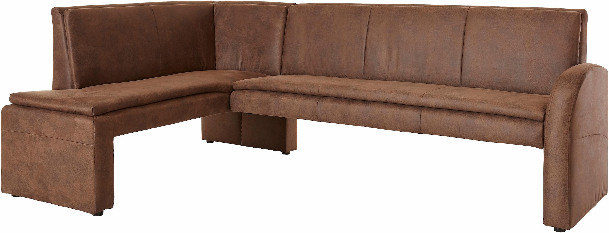 exxpo - sofa fashion Eckbank »Cortado, elegant und modern mit hohem Sitzkomfort«, hohe Bodenfreiheit, schöne Detailverarbeitung, wahlweise Lederbezug