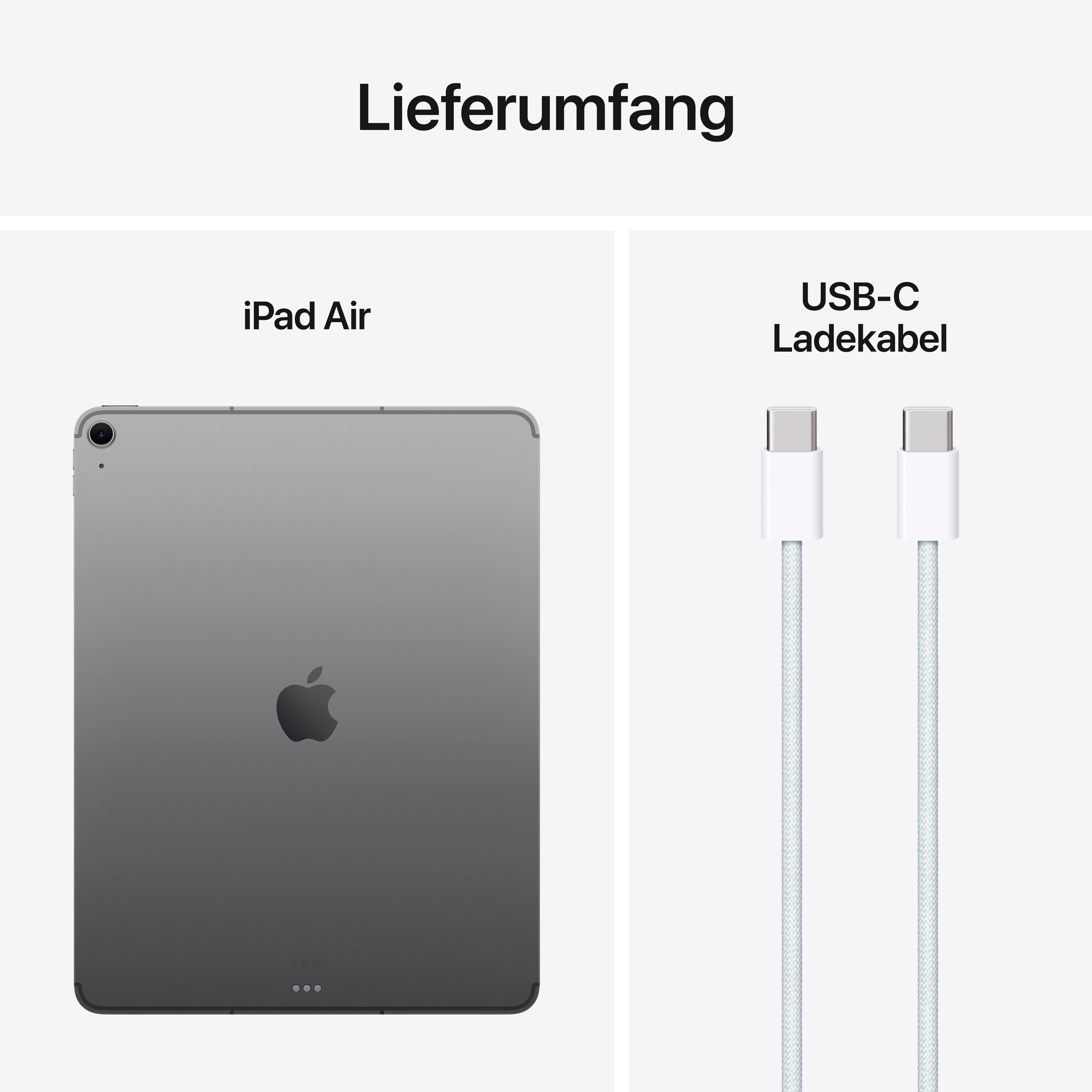 Apple Tablet »13" iPad Air Wi-Fi + Cellular (2025)«, (32,78 cm / 12,9 Zoll), iPadOS, 5G,)