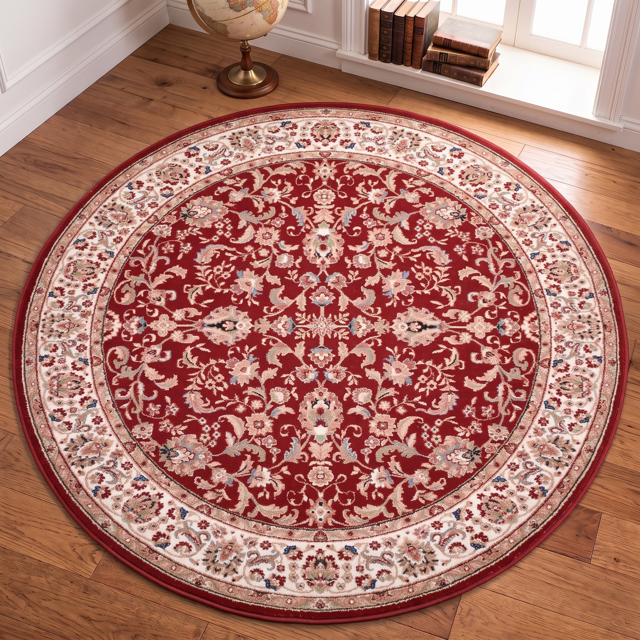 THEKO Wollteppich »Dolna - 808« rund 10 mm Höhe Kurzflor, reine Wolle, Orient-Optik