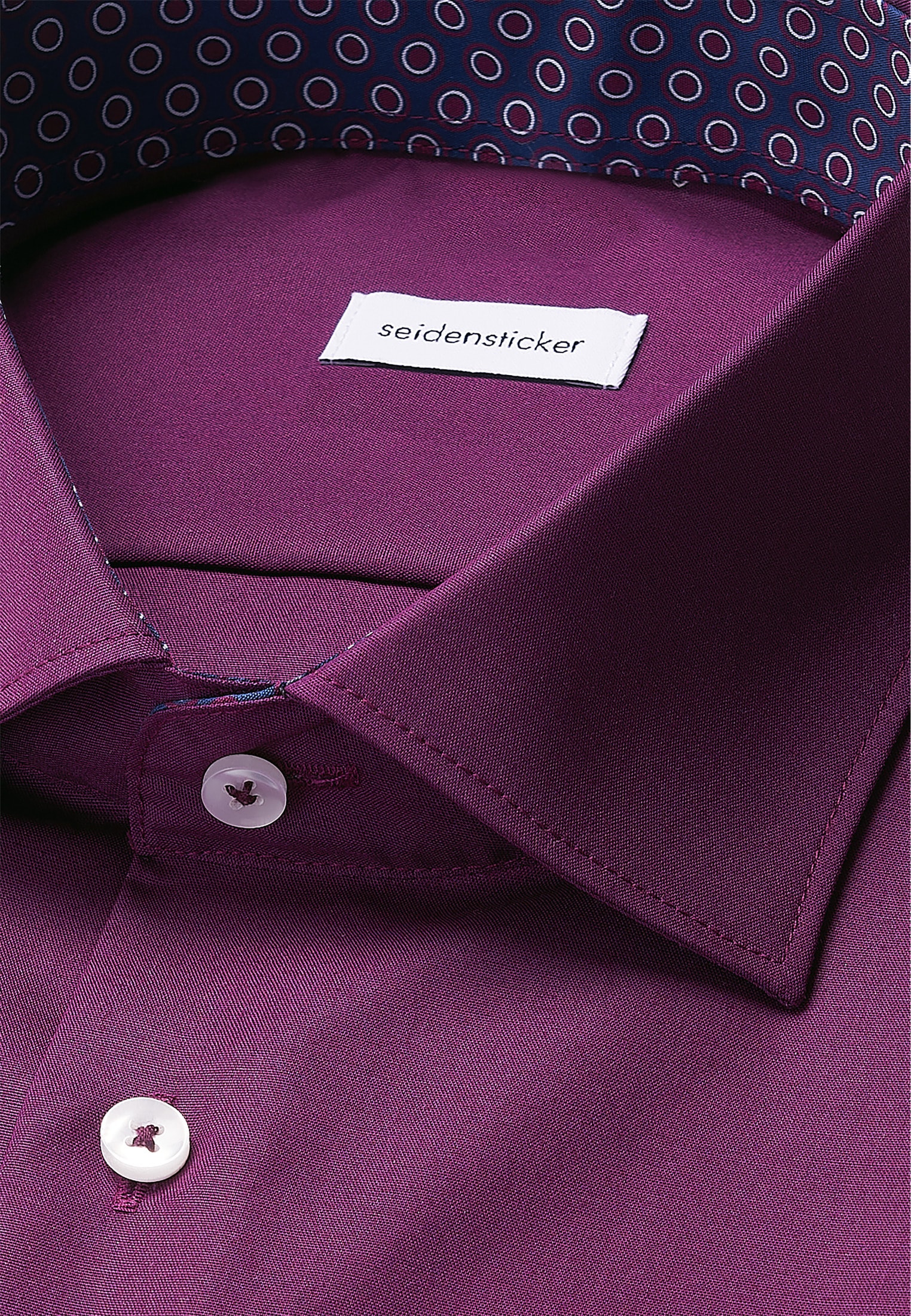 seidensticker Businesshemd »Schwarze Rose«, Slim 1/1 Kentkragen Uni