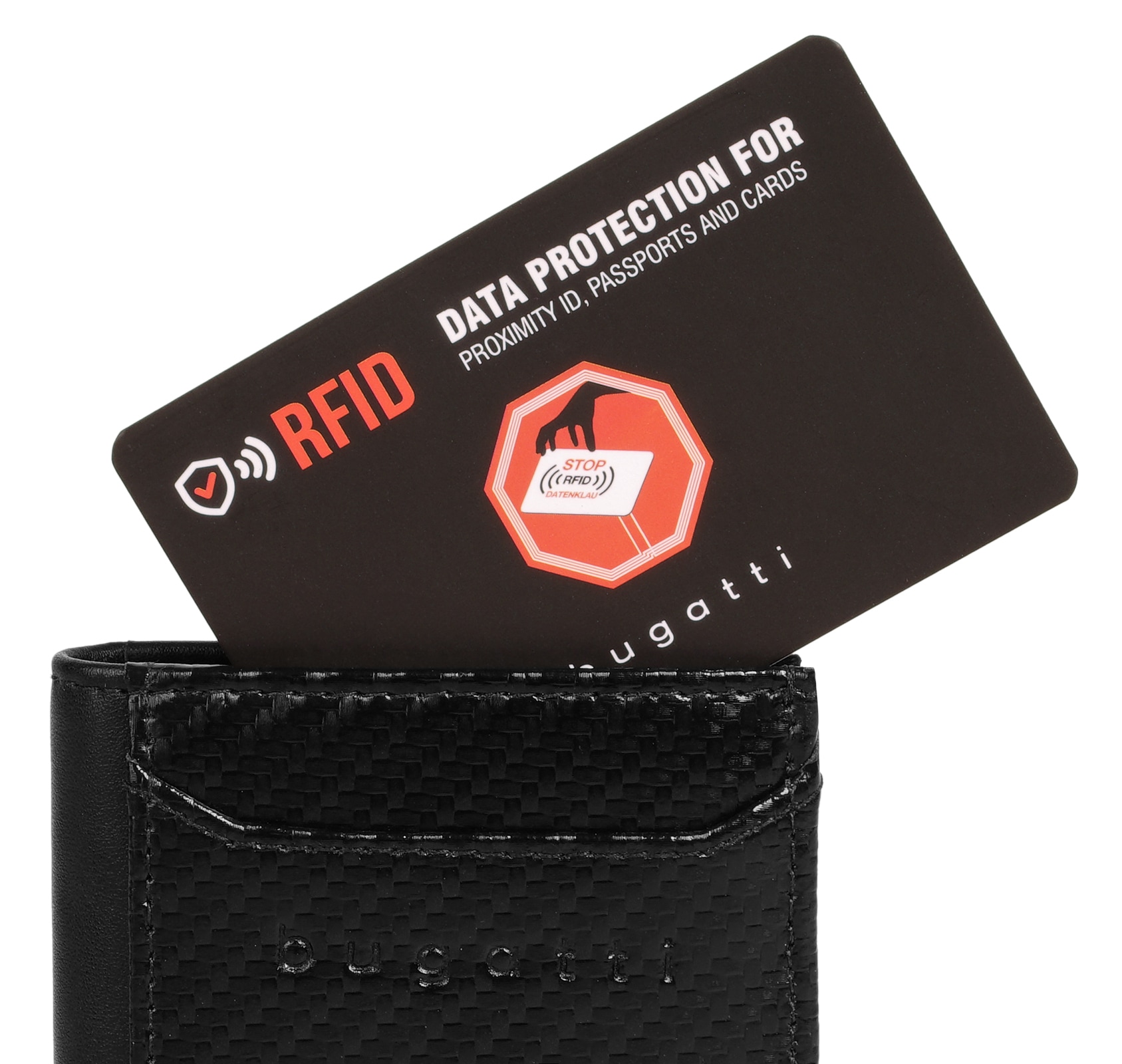 bugatti Geldbörse »SECURE SLIM« echt Leder