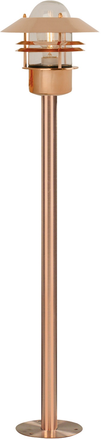 NORDLUX Pollerleuchte »Blockhus« E27 kupferfarben