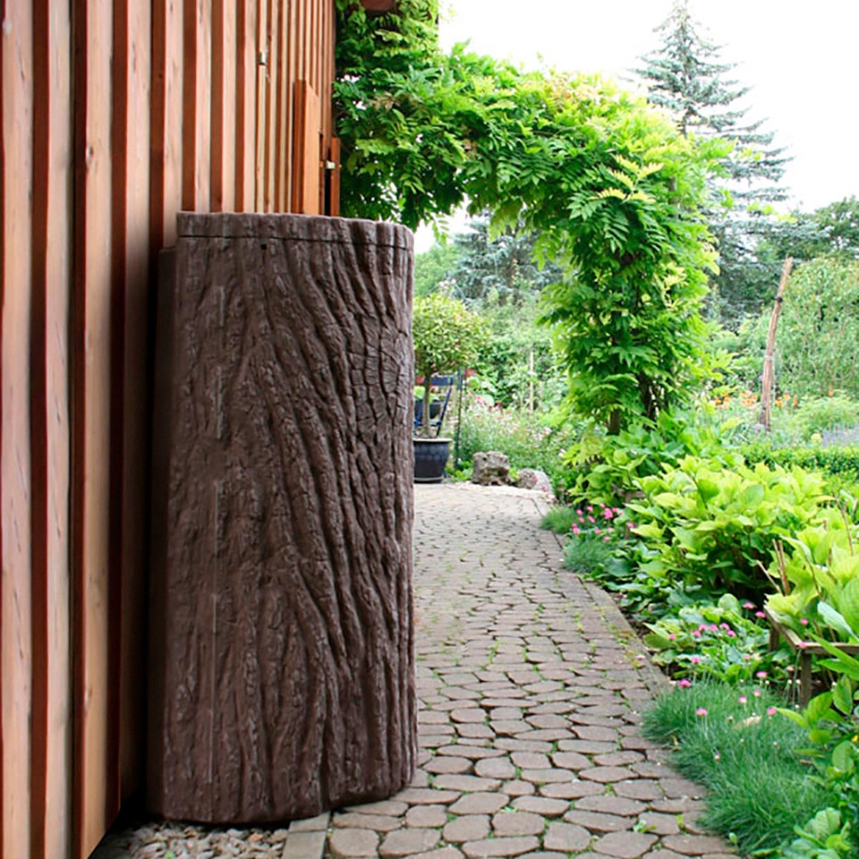 ARVES Regentonne »Evergreen Lite« BxTxH: 78x48x120 cm dunkelbraun