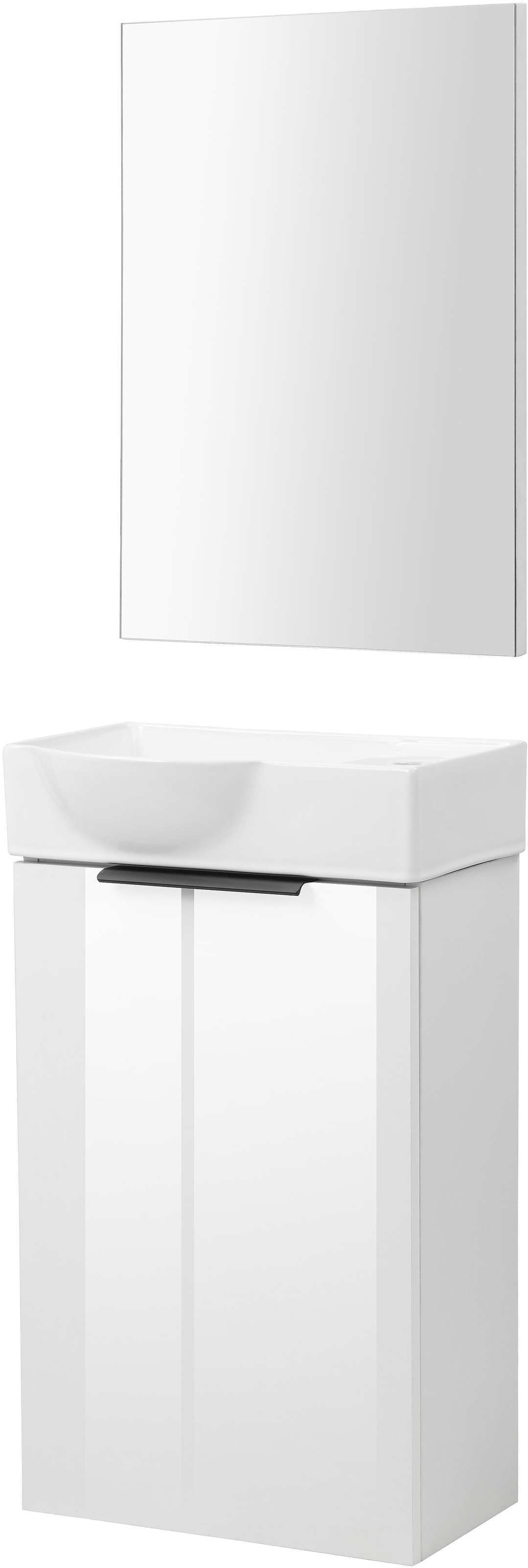 welltime Badmöbel-Set »Sienna Gästebad platzsparend« Komplett-Set, 3-teilig günstig online kaufen