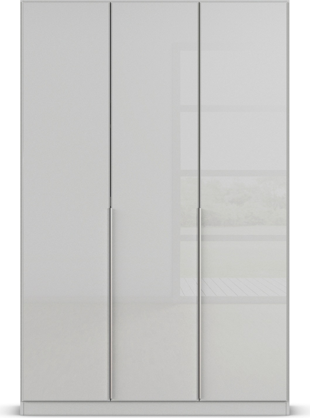 rauch Drehtürenschrank »Kleiderschrank Kleiderschränke Schrank Garderobe AGORDO mit Glasfront«, (in zwei Griff-Farben), durchdachte Innenausstattung, in 6 Breiten und 2 Höhen MADE IN GERMANY