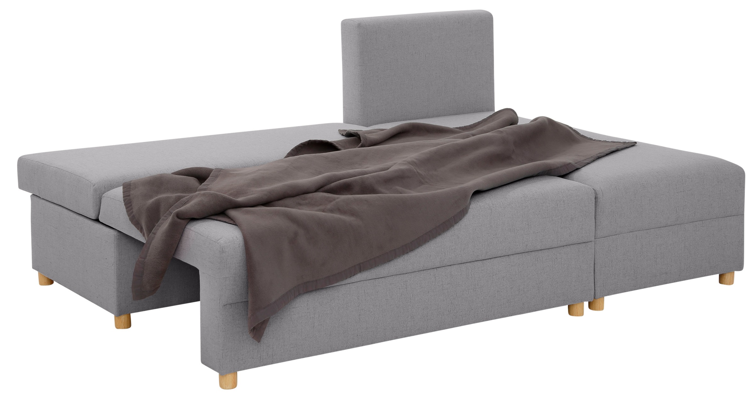 INOSIGN Ecksofa »Mick L-Form«, Longchair links/rechts montierbar, wahlweise mit Bettfunktion