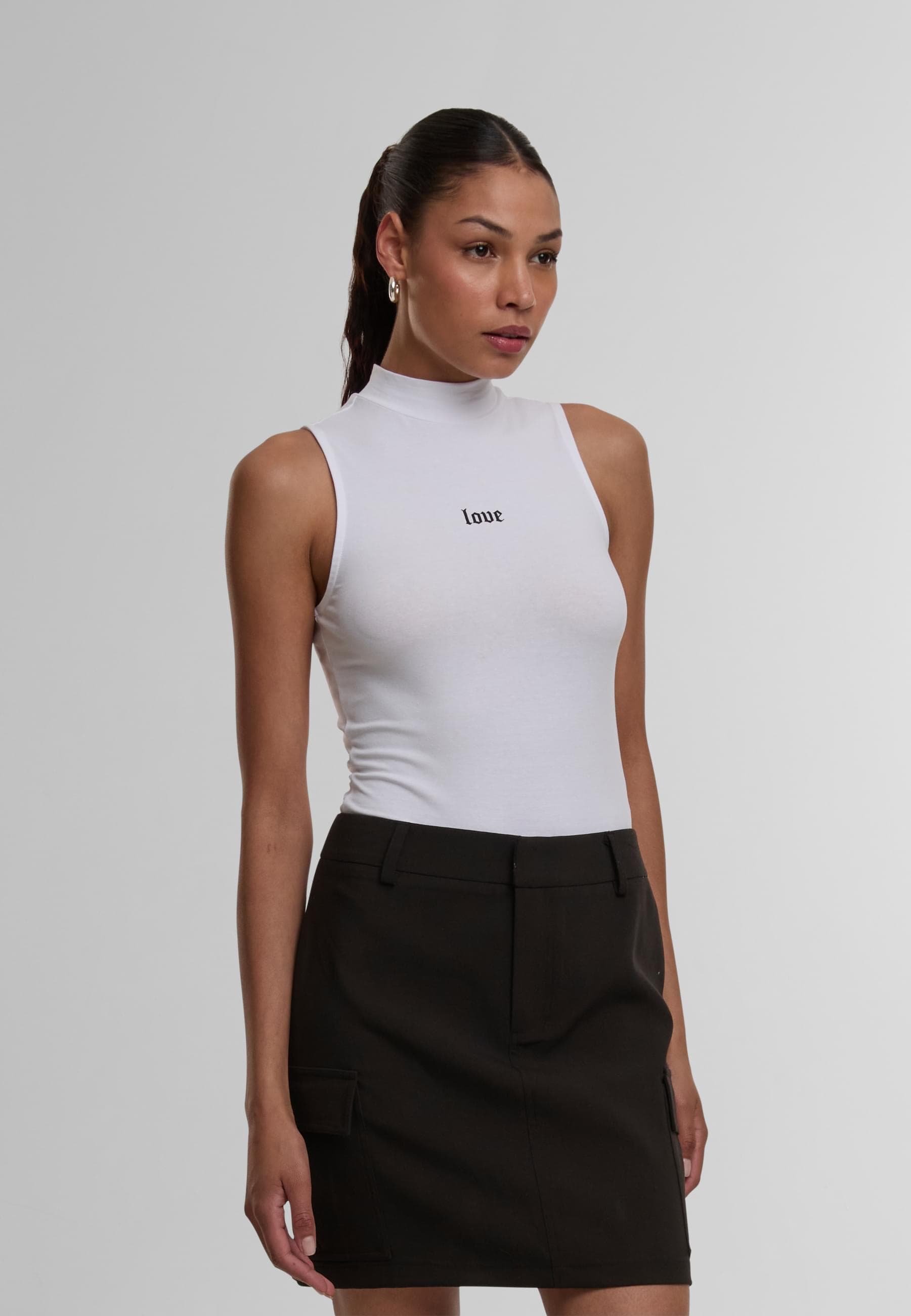 Miss Tee Body »Miss Tee Love Ladies Sleeveless Turtleneck Body«