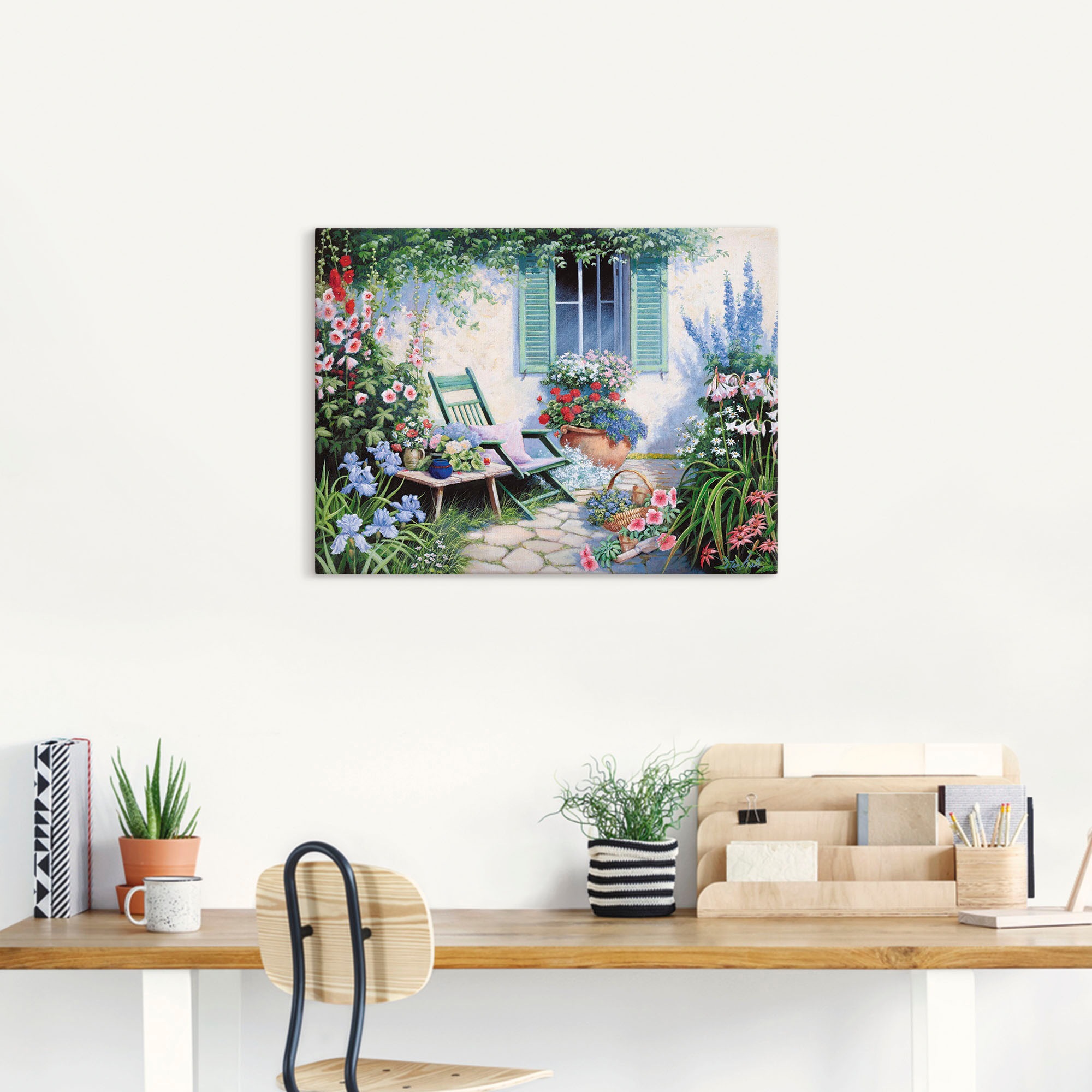 Artland Wandbild »Ein schöner Platz«, Garten, (1 St.), als Leinwandbild, Poster in verschied. Größen