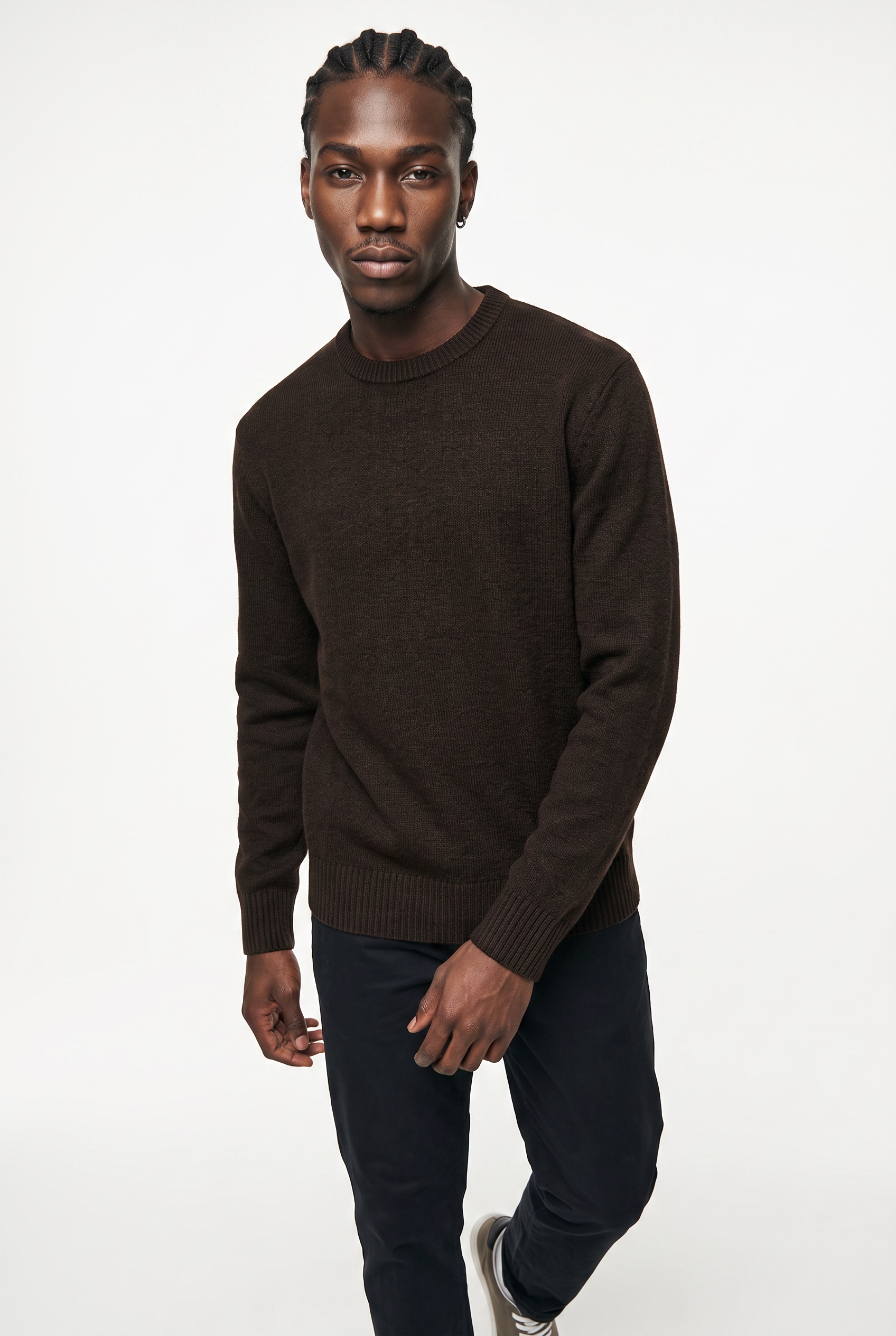 ONLY & SONS Rundhalspullover »ONSJAMES RLX CREW KNIT« Baumwollmischung, relaxed fit