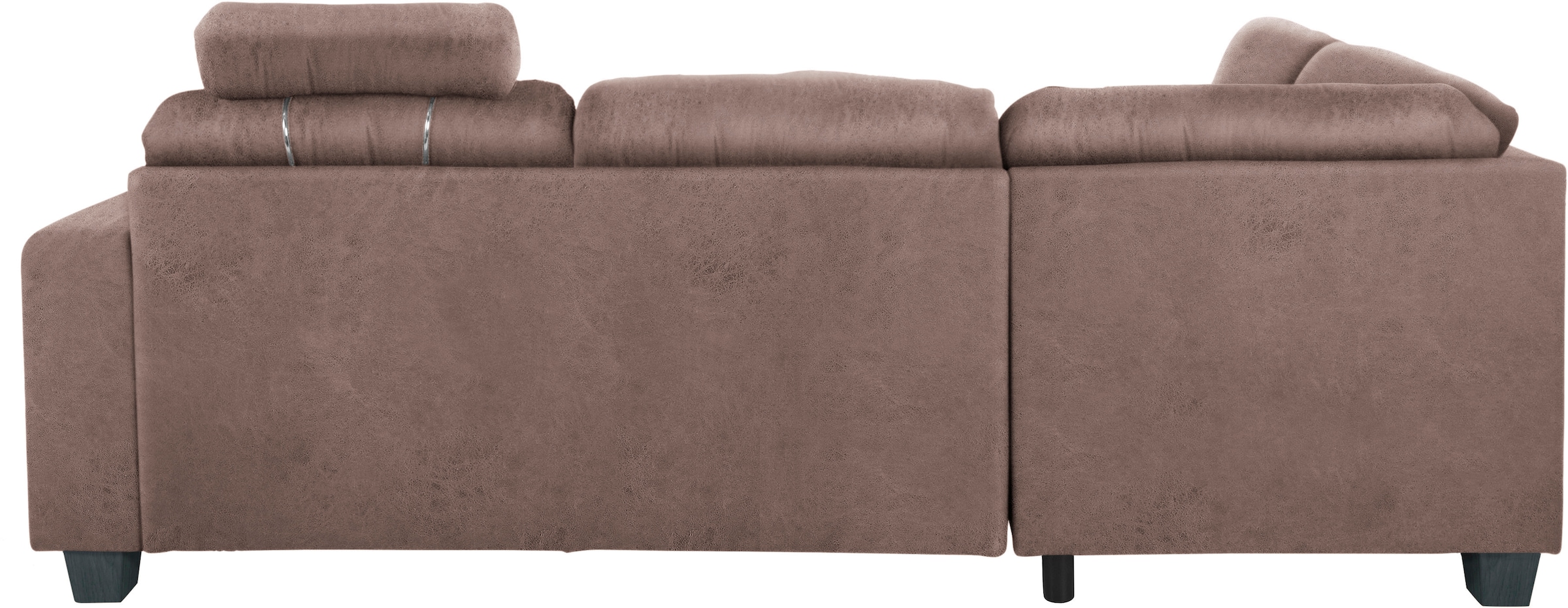 TRENDMANUFAKTUR Ecksofa »Chamber, zeitlos & elegant, bequem, L-Form«, inklusive einer Kopfstütze, wahlweise Schlaffunktion, B/T 203/245cm