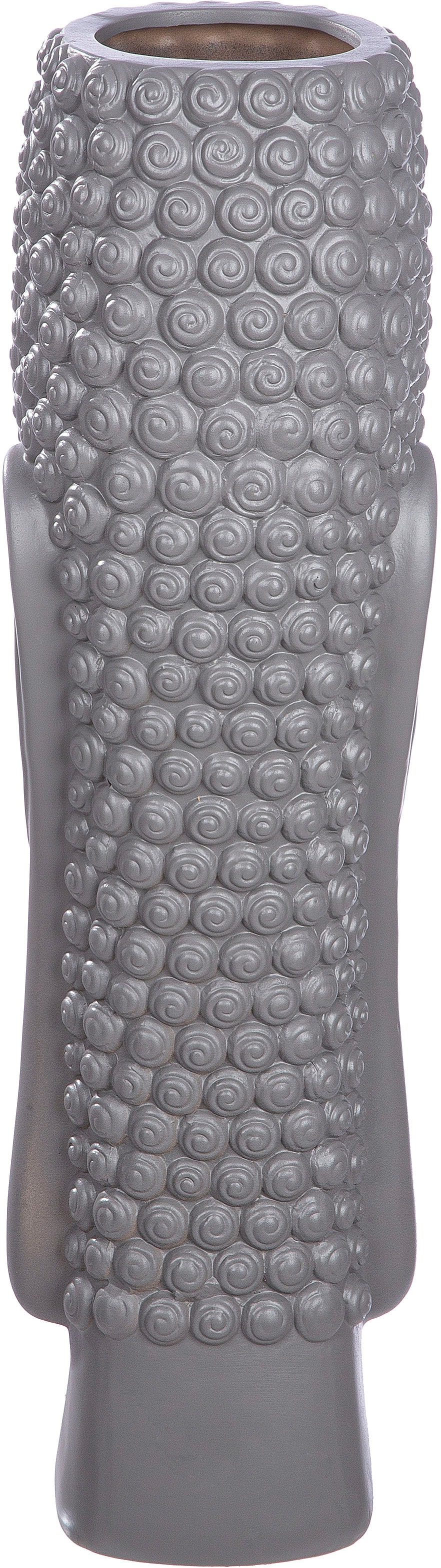Casablanca by Gilde Bodenvase »Bodenvase "Buddha" grau«, (1 St.)