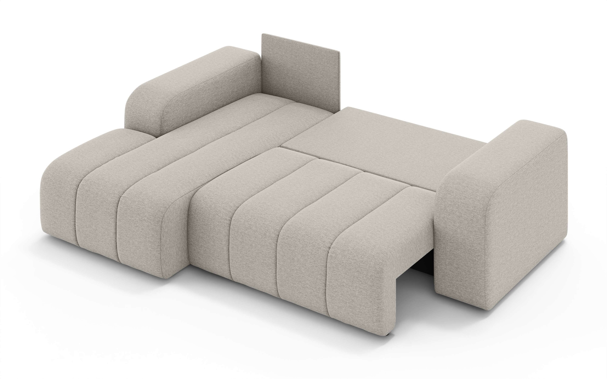 INOSIGN Ecksofa »CASSY L-Form, Schlafsofa mit Bettkasten, Maße B/T/H: 245/165/88 cm«, mit 2 Rückenkissen, Recamiere rechts oder links bestellbar