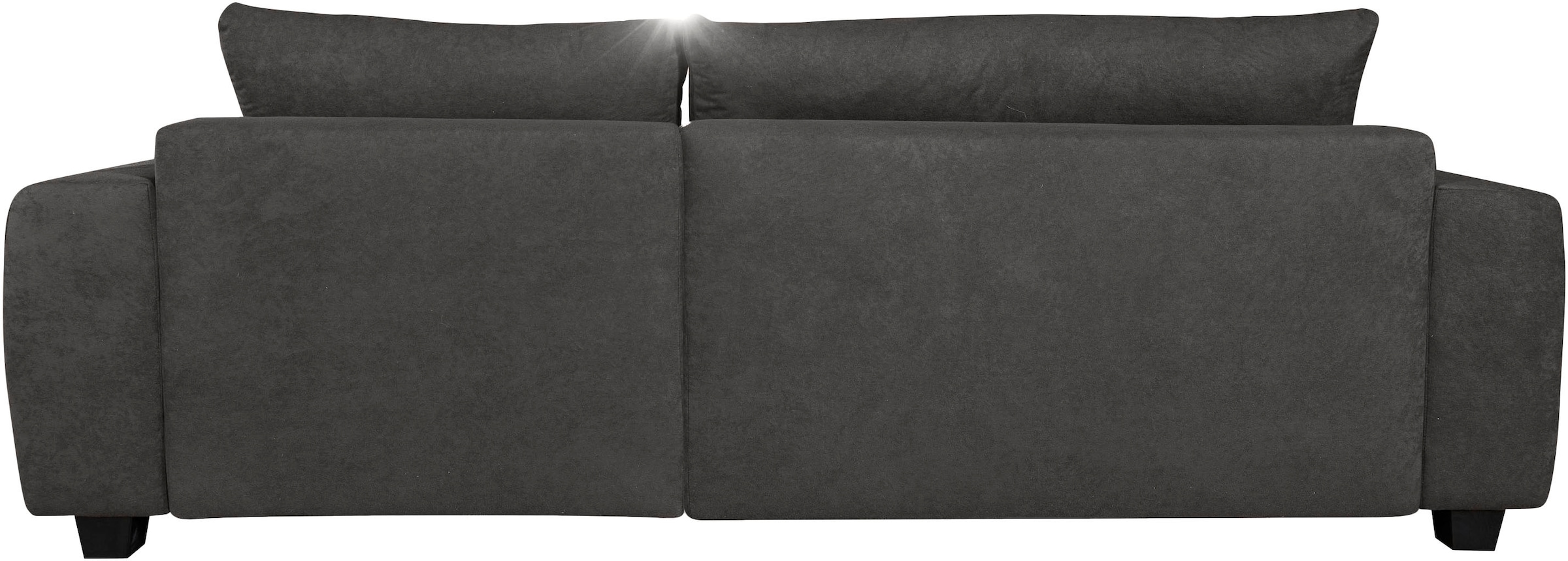 OTTO home Ecksofa »Bella Couch L-Form, B: 234 cm, Zierkissen inklusive« optional Schlaffunktion & Bettkasten, Wohnkomfort