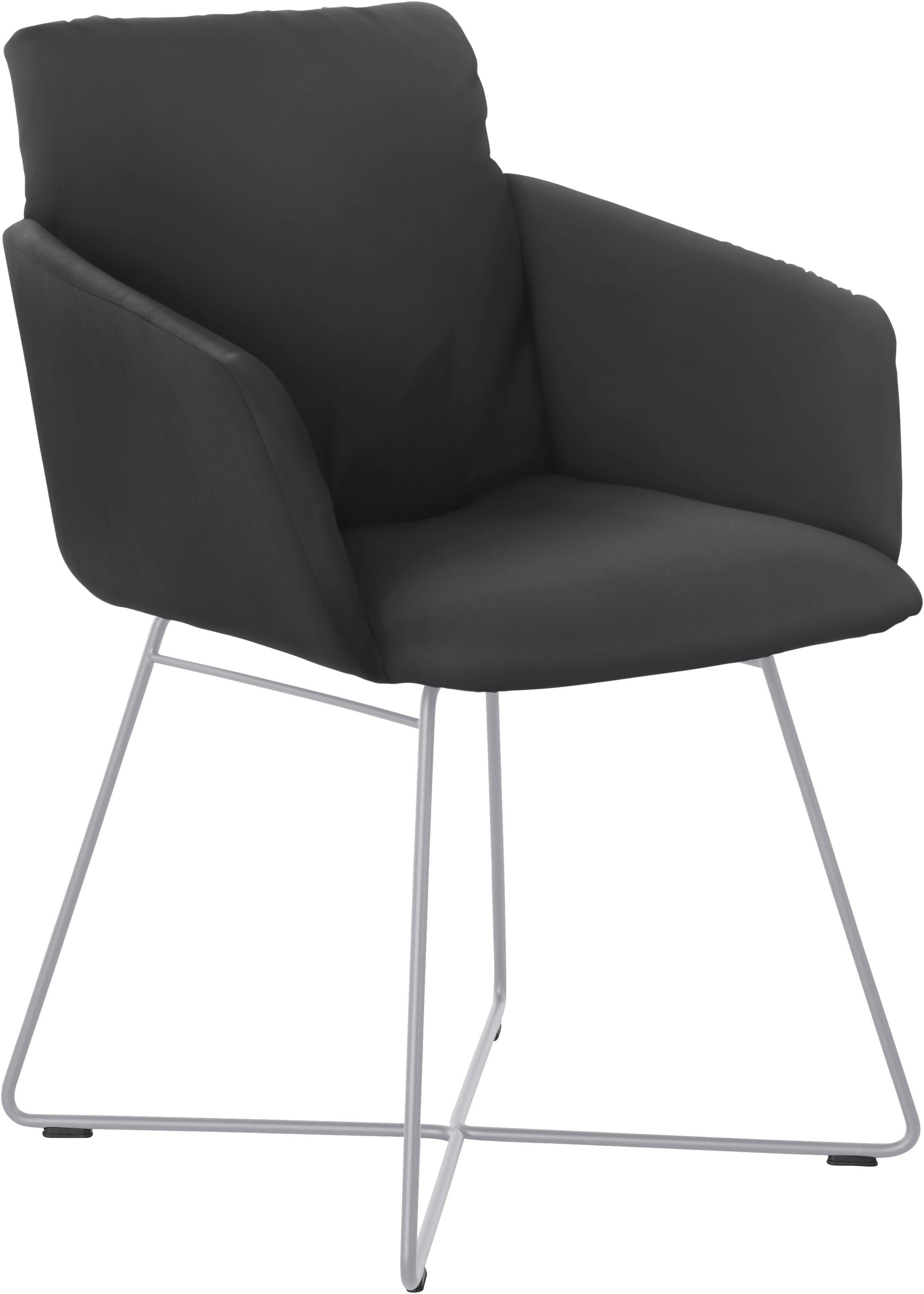 W.SCHILLIG Armlehnstuhl »jakob« () mit Drahtrohrgestell in Silber matt günstig online kaufen