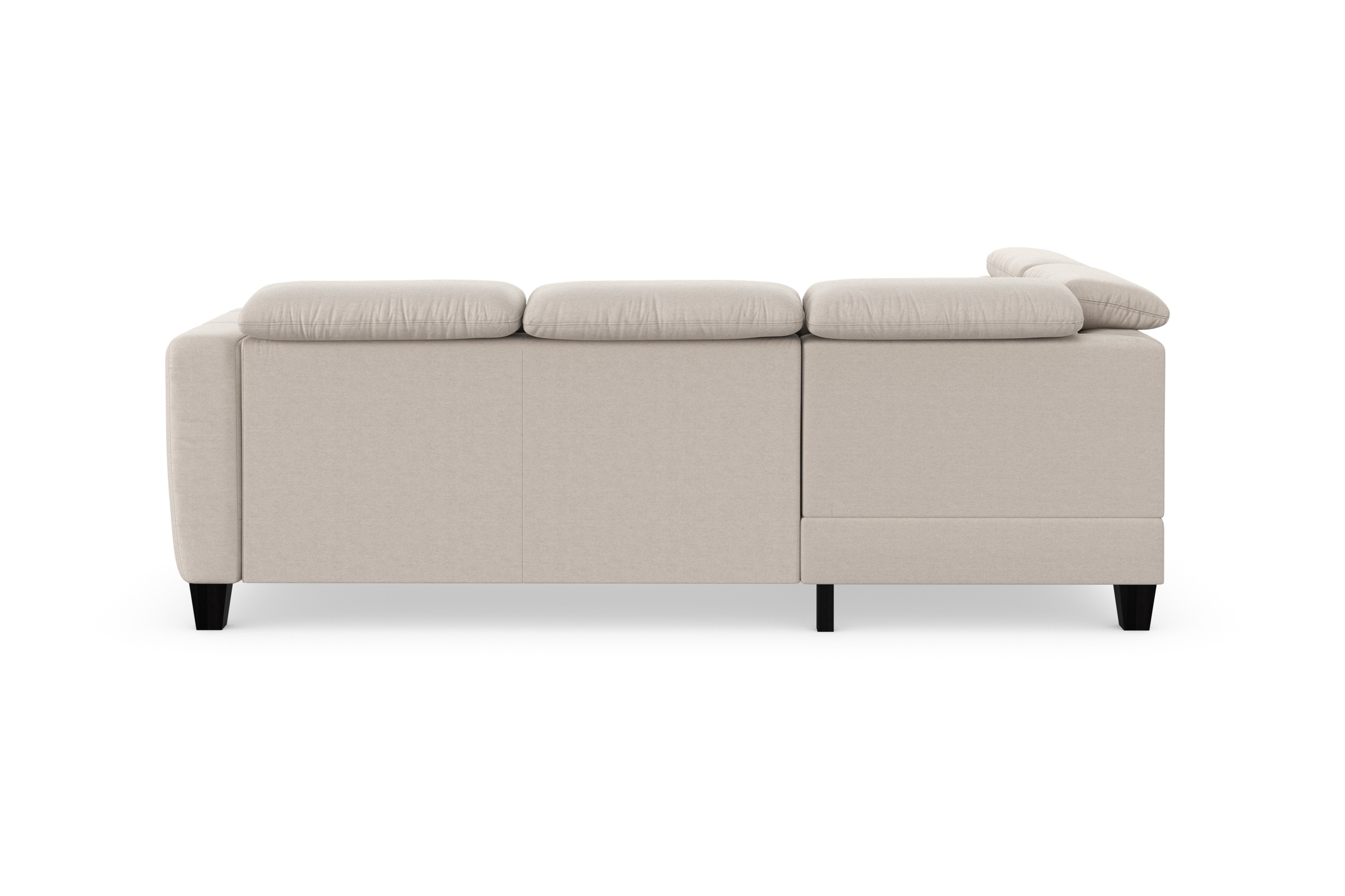 sit&more Ecksofa »Belluci L-Form«, inklusive Federkern, wahlweise mit Bettfunktion und Bettkasten