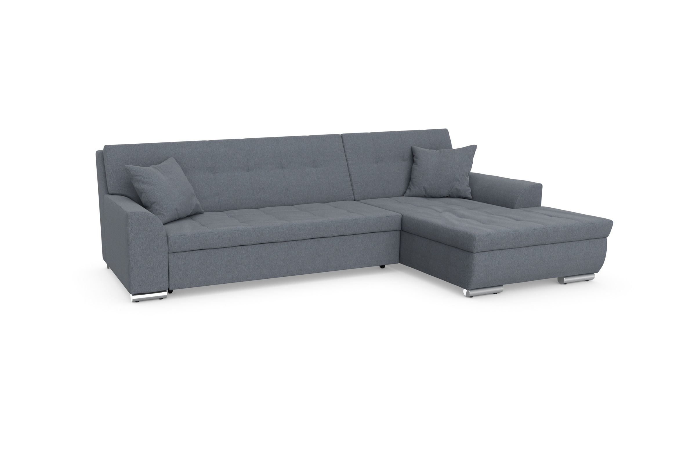 DOMO collection Ecksofa Treviso, wahlweise mit Bettfunktion, incl. Zierkissen