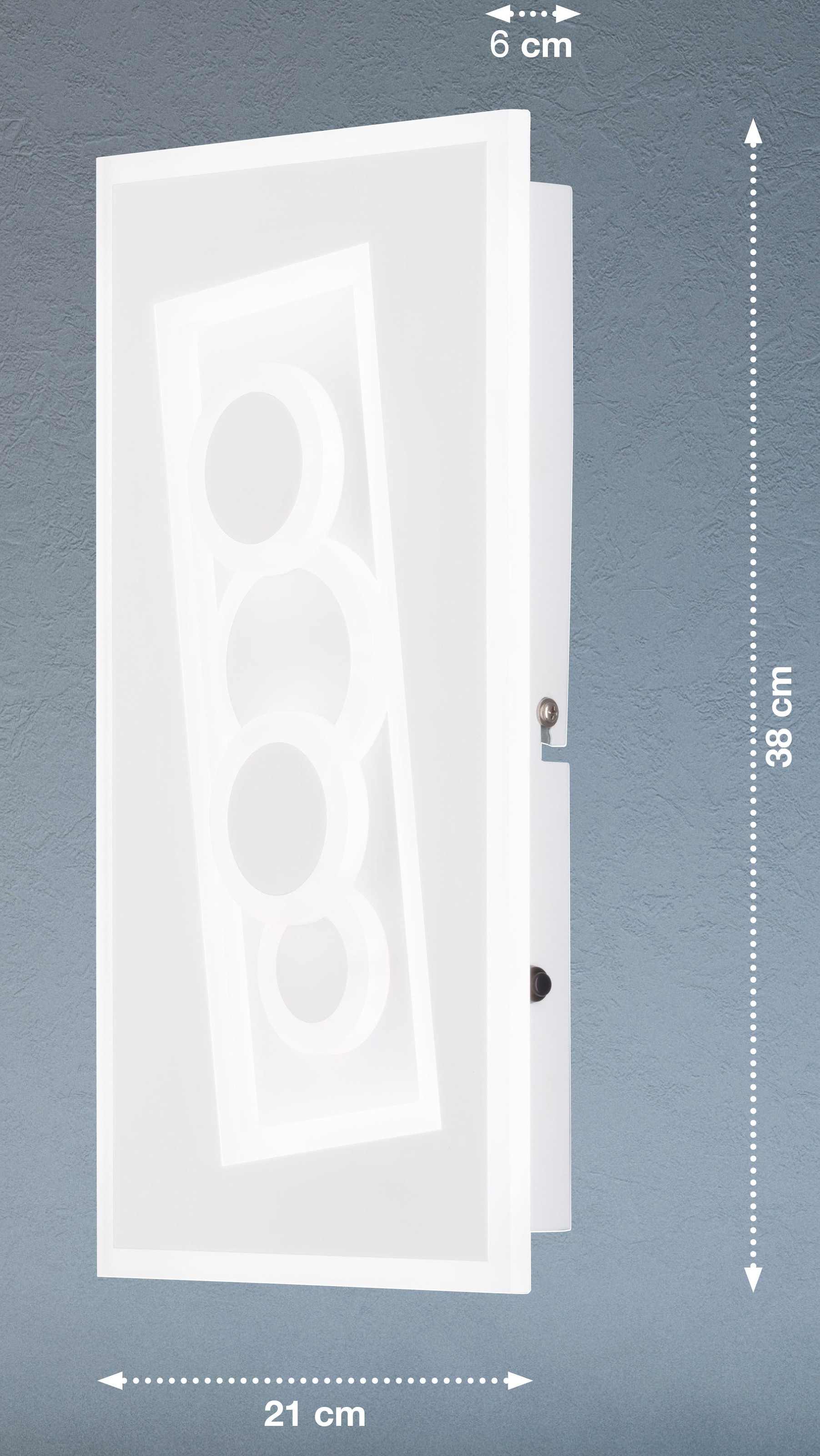 FISCHER & HONSEL LED Wandleuchte »Ratio«, 1 flammig, Leuchtmittel LED-Modul | LED fest integriert