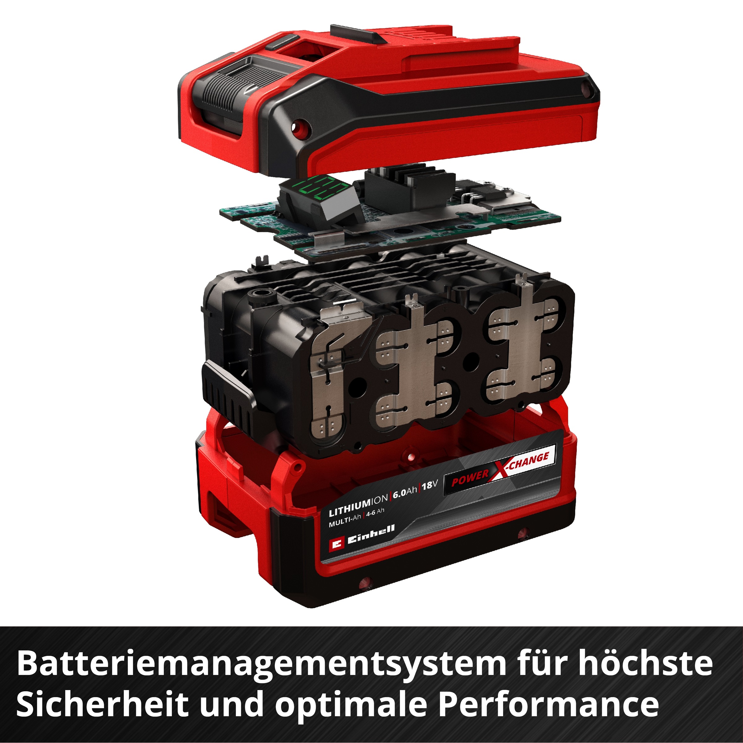 Einhell Akku »»Multi-Ah PXC Plus««, 18 V, umschaltbar: 4 und 6 Ah