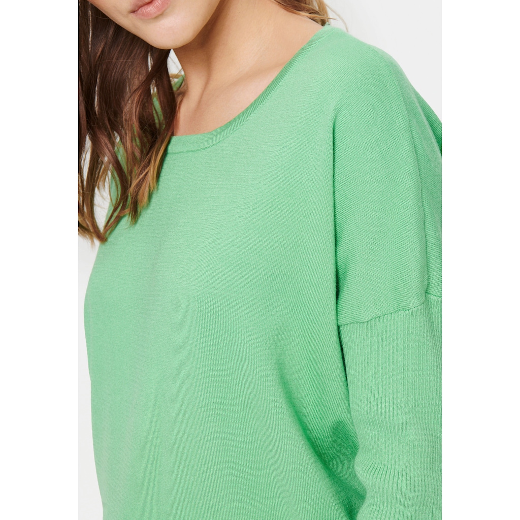 Saint Tropez Rundhalspullover »A2561, MilaSZ R-Neck Pullover«