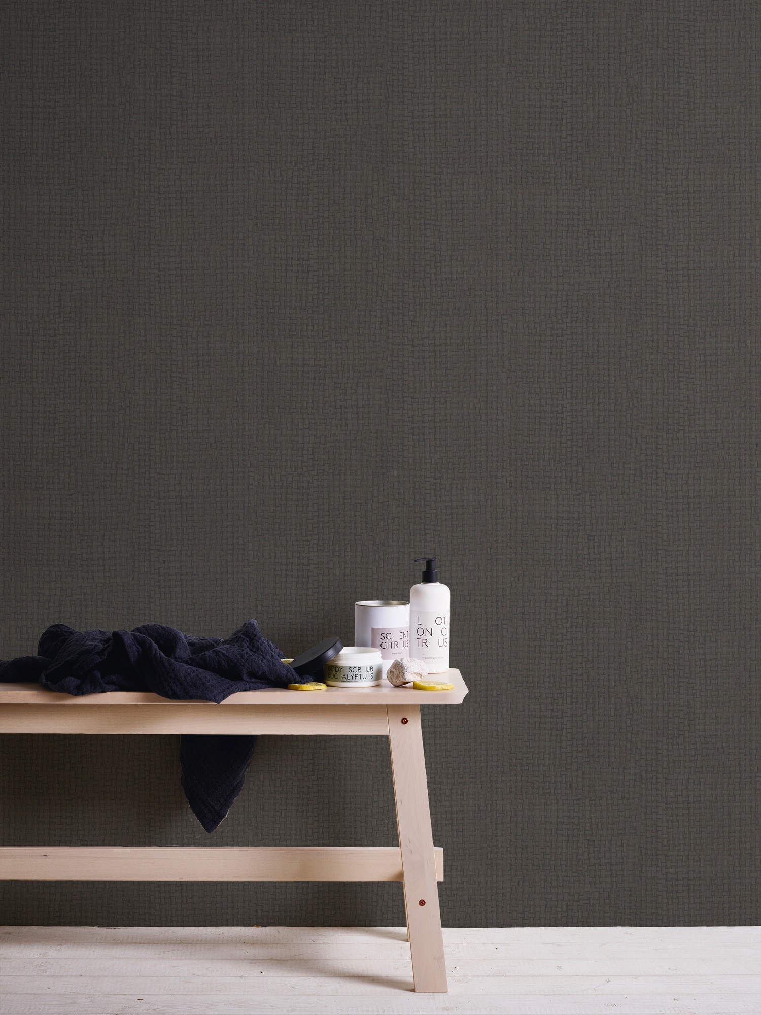 A.S. Création Vliestapete »Exotic Life geometrisch grafisch« einfarbig | uni | unifarben leicht strukturiert Tapete Geometrisch Tapeten Wohnzimmer Schlafzimmer Küche modern Design