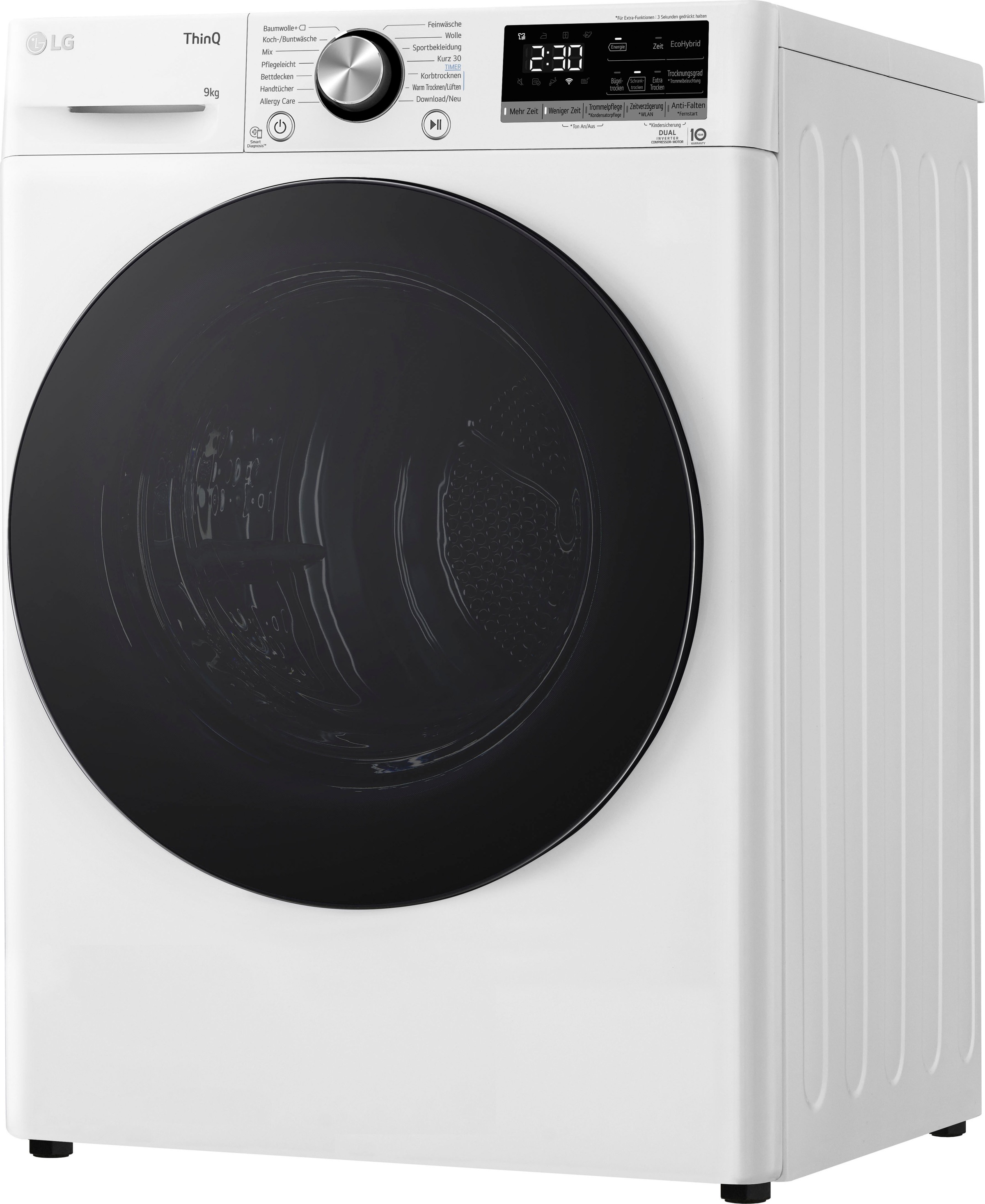 LG Wärmepumpentrockner »RT90V9W«, Vivace günstig online kaufen