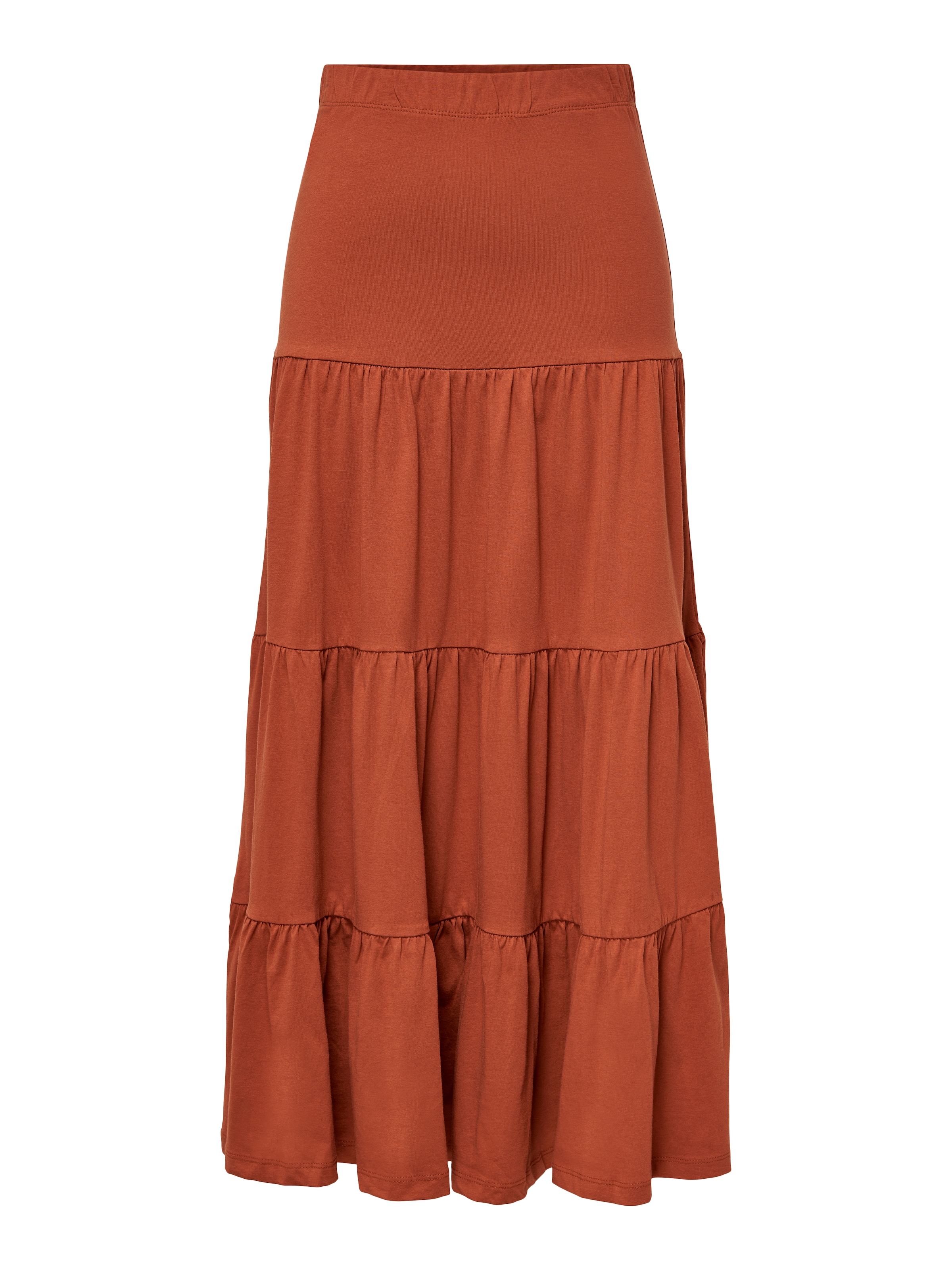 ONLY Maxirock »ONLMAY MAXI SKIRT« Baumwolle, mit Volant