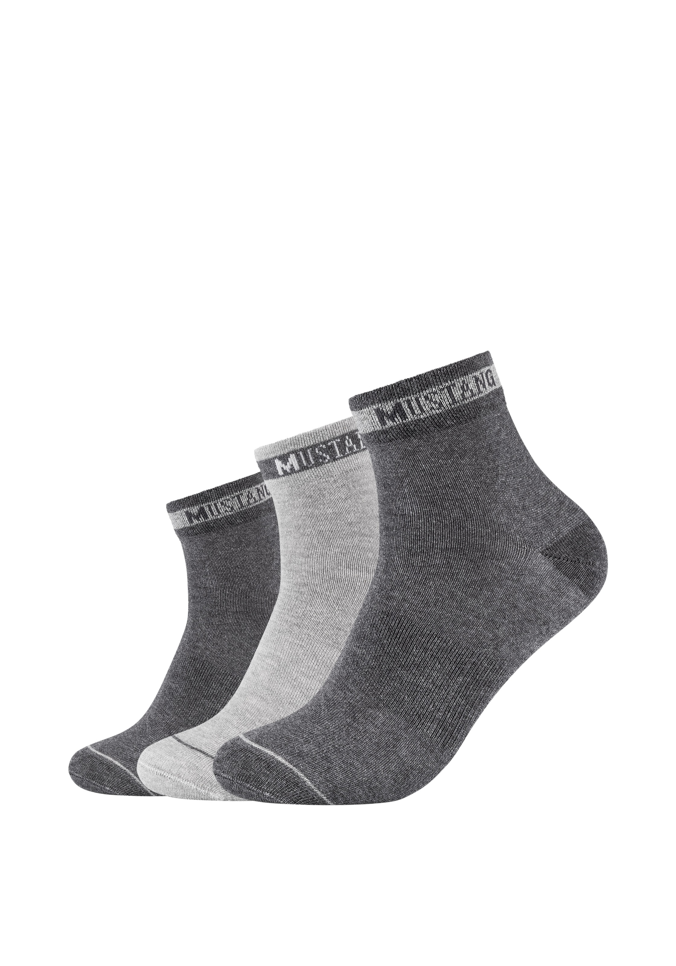 MUSTANG Socken »casual« 6 Paar tlg. mit hohem Baumwollanteil