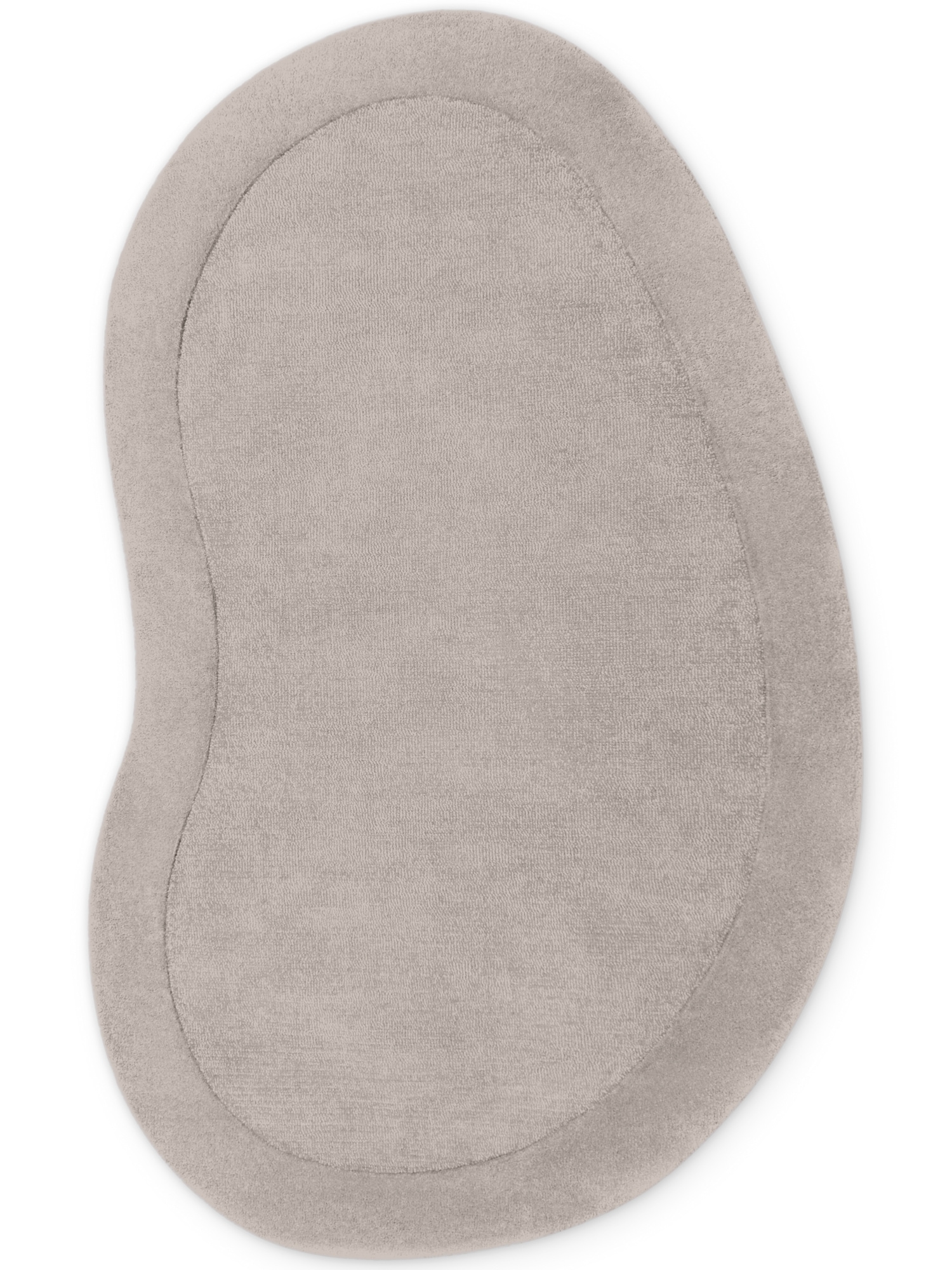 Villeroy & Boch Teppich »Wollteppich Kari« rechteckig 17 mm Höhe Handgewebt, Wolle, Bordüre, Einfarbig, Läufer, Wohnzimmer, Organisch