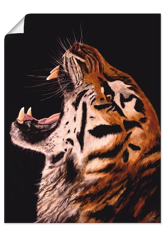 Artland Wandbild »Tiger«, Wildtiere, (1 St.), in vielen Größen & Produktarten -... kaufen