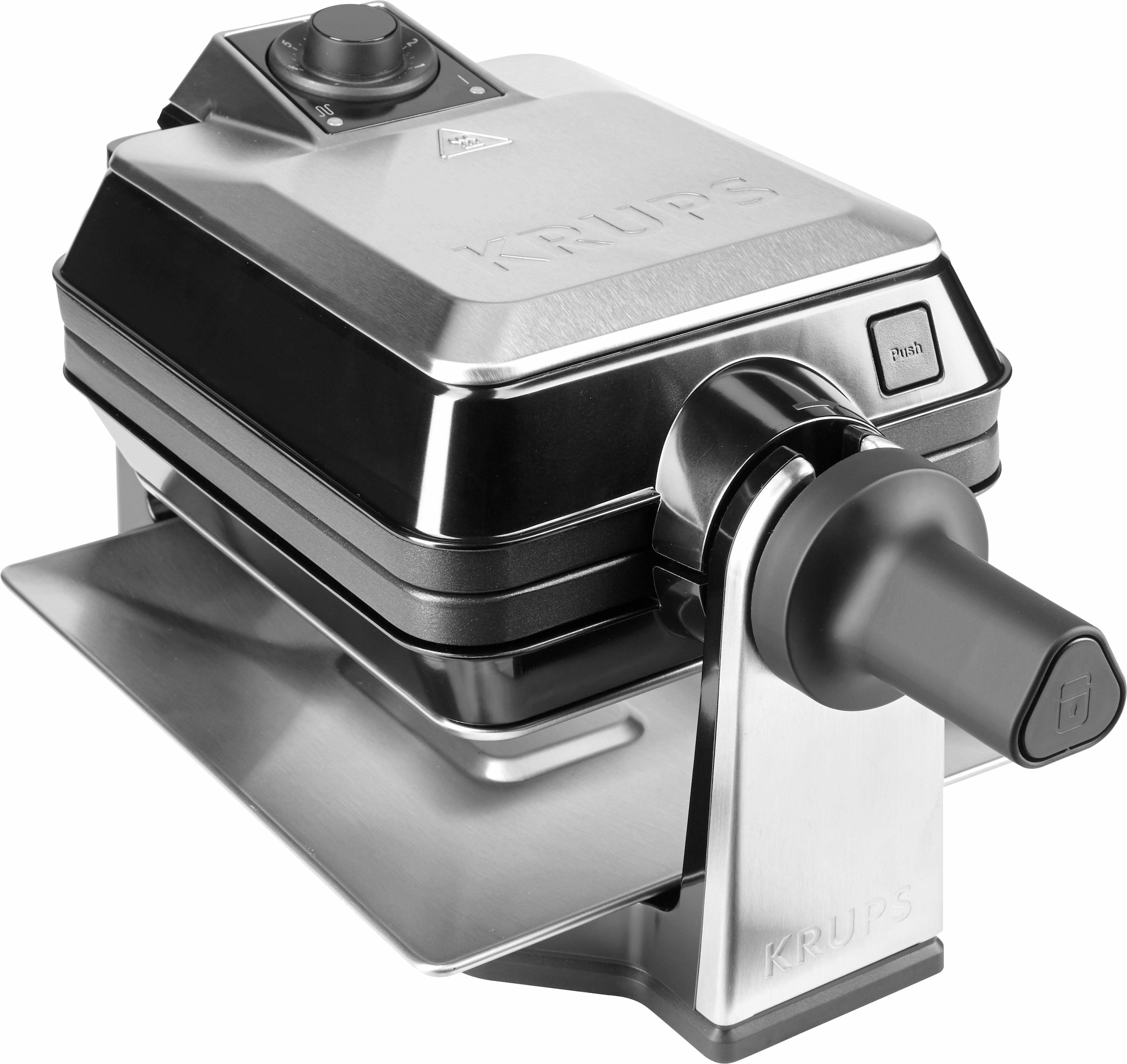 Krups Waffeleisen »FDD95D Professional«, 1200 W, Doppelwaffeleisen, belgische Waffeln, Dreh-Funktion, 7 Bräunungsstufen