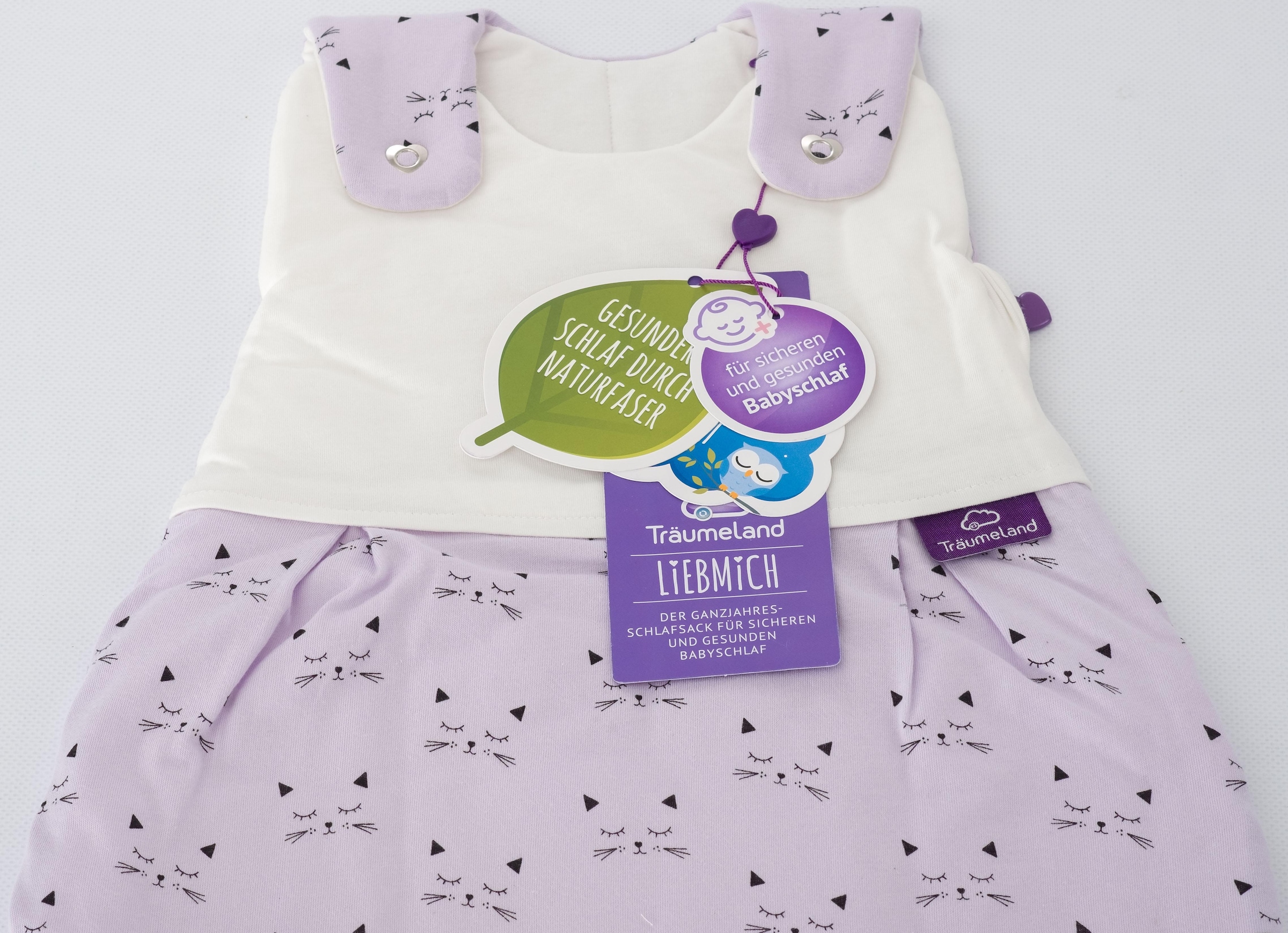 Träumeland Babyschlafsack »Set Schmusekatze«, (Packung, 3 tlg., 3er-Pack)