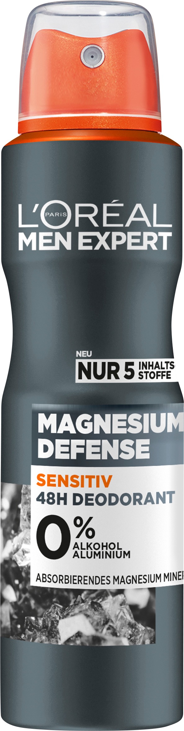 L'ORÉAL PARIS MEN EXPERT Deo-Spray »Magnesium Defense« mit hoher Zuverlässigkeit