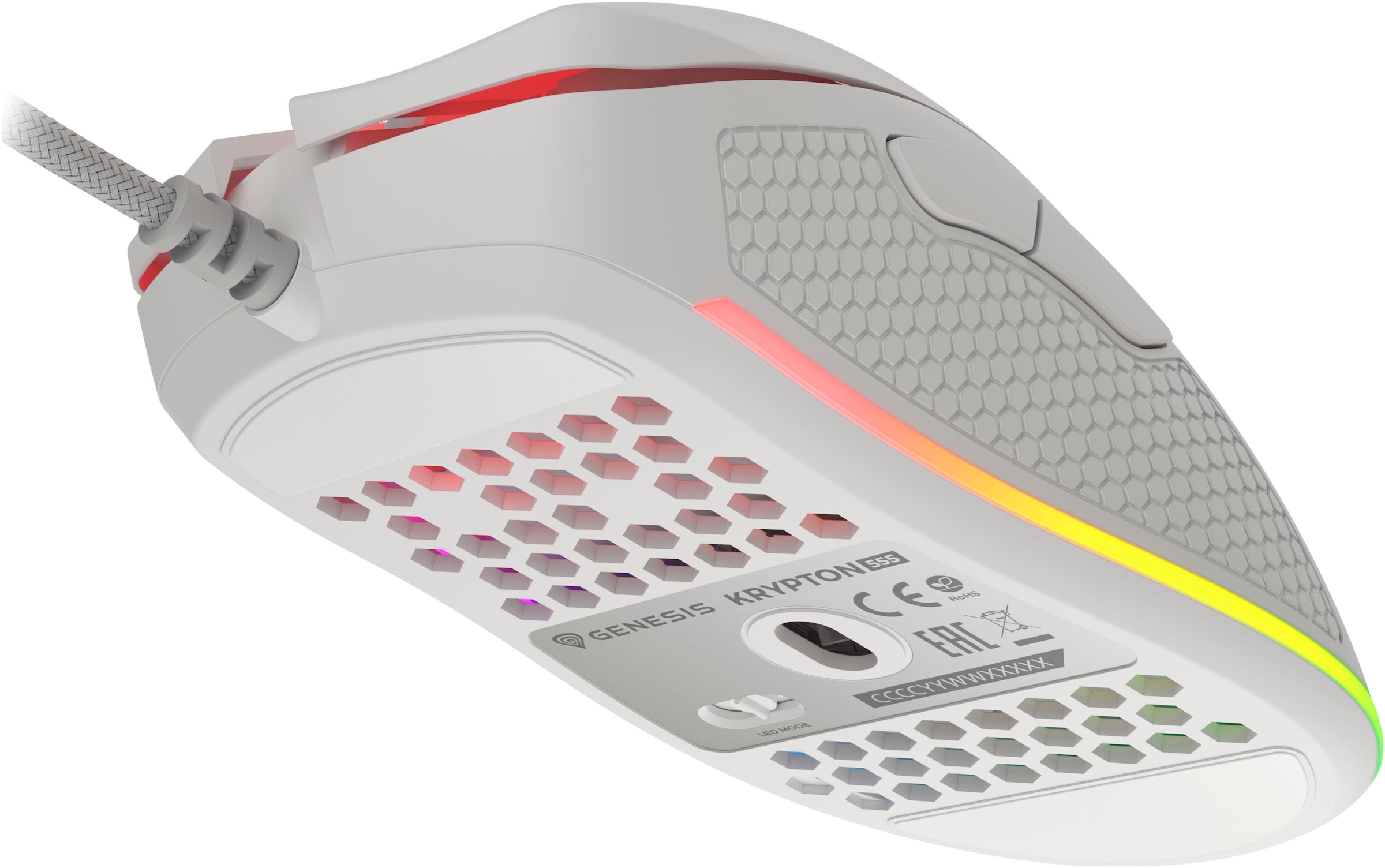 Genesis Gaming-Maus »KRYPTON 750«, kabelgebunden
